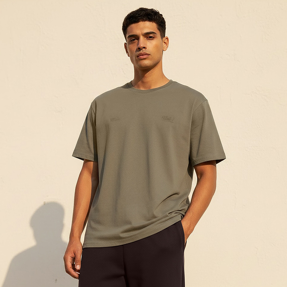 Men Regular Fit Crew Neck Short Sleeve Typographic Print T-shirt-men-clothing-tshirtsandpolos-tshirts-image-1
