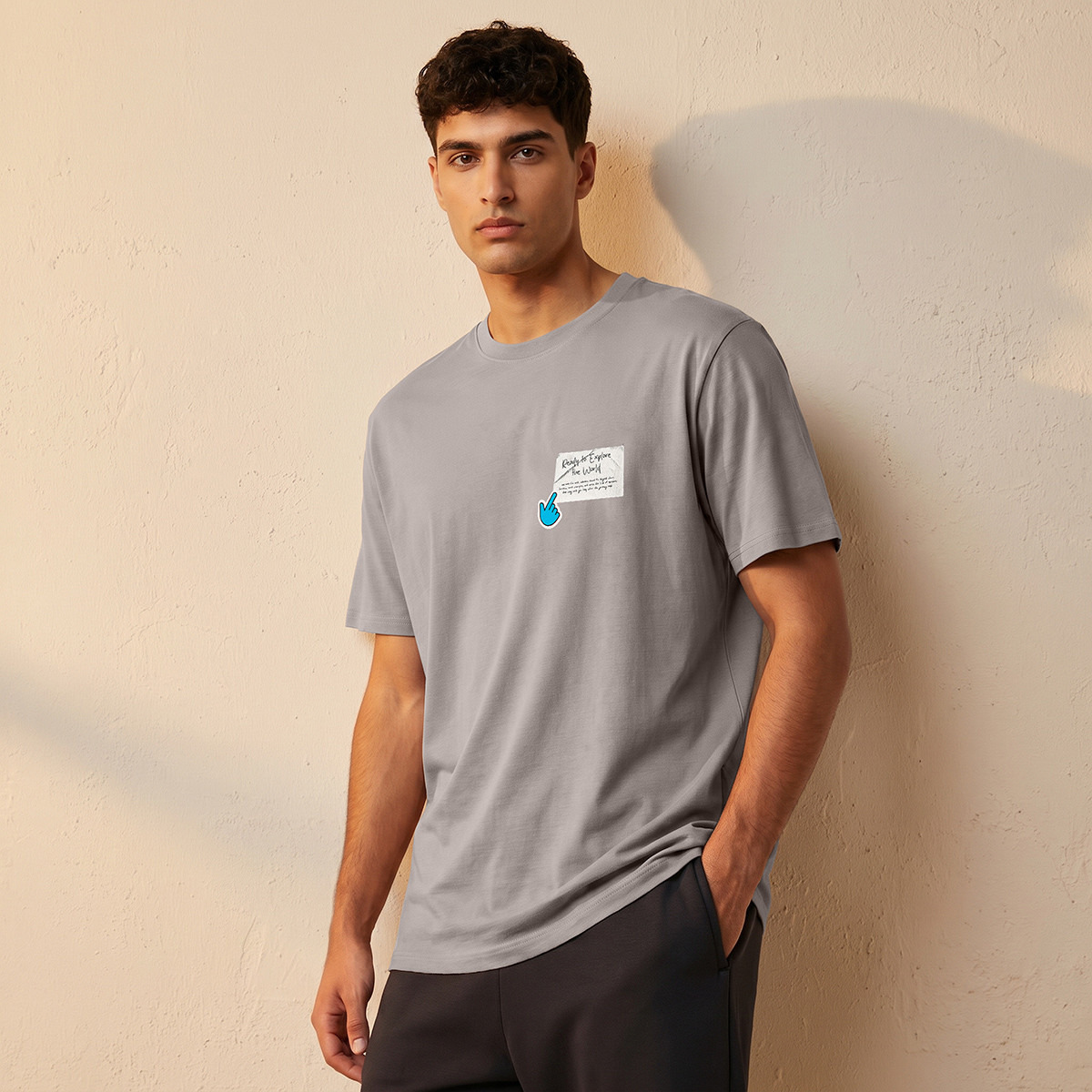Men Regular Fit Crew Neck Short Sleeve Printed T-shirt-men-clothing-tshirtsandpolos-tshirts-image-1