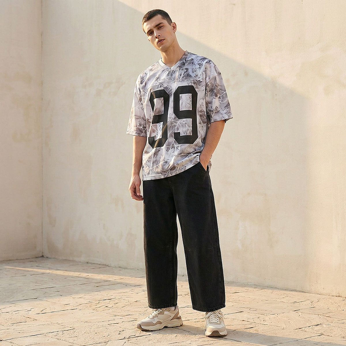 Splash Youth Relaxed Fit V-neck Short Sleeves Varsity Print T-shirt-men-clothing-tshirtsandpolos-tshirts-image-3