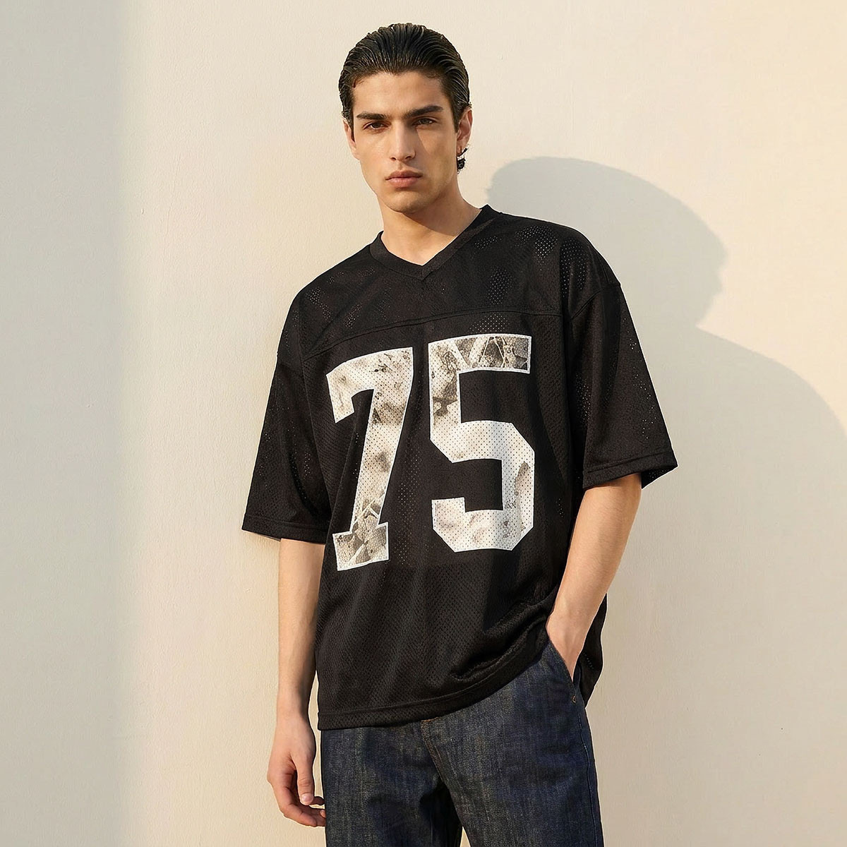 Splash Youth V-neck Short Sleeves Printed T-shirt-men-clothing-tshirtsandpolos-tshirts-image-1