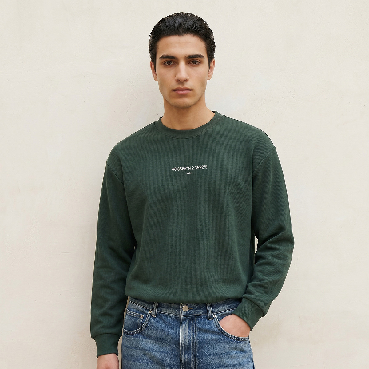 سويت شيرت بارز الملمس بقصّة مريحة من سبلاش يوث-men-winterwear-hoodiesandsweatshirts-image-6