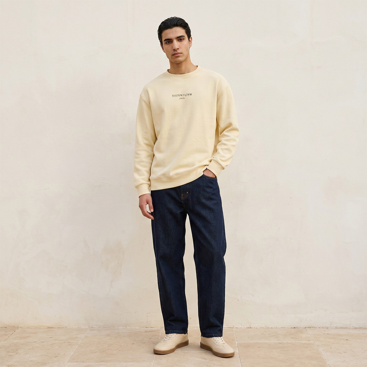 سويت شيرت بارز الملمس بقصّة مريحة من سبلاش يوث-men-winterwear-hoodiesandsweatshirts-image-3
