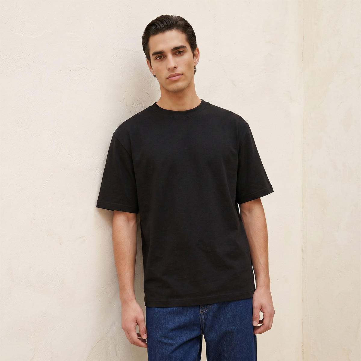 تيشيرت بقصّة عادية وياقة ضيّقة من سبلاش يوث-men-clothing-tshirtsandpolos-tshirts-image-1