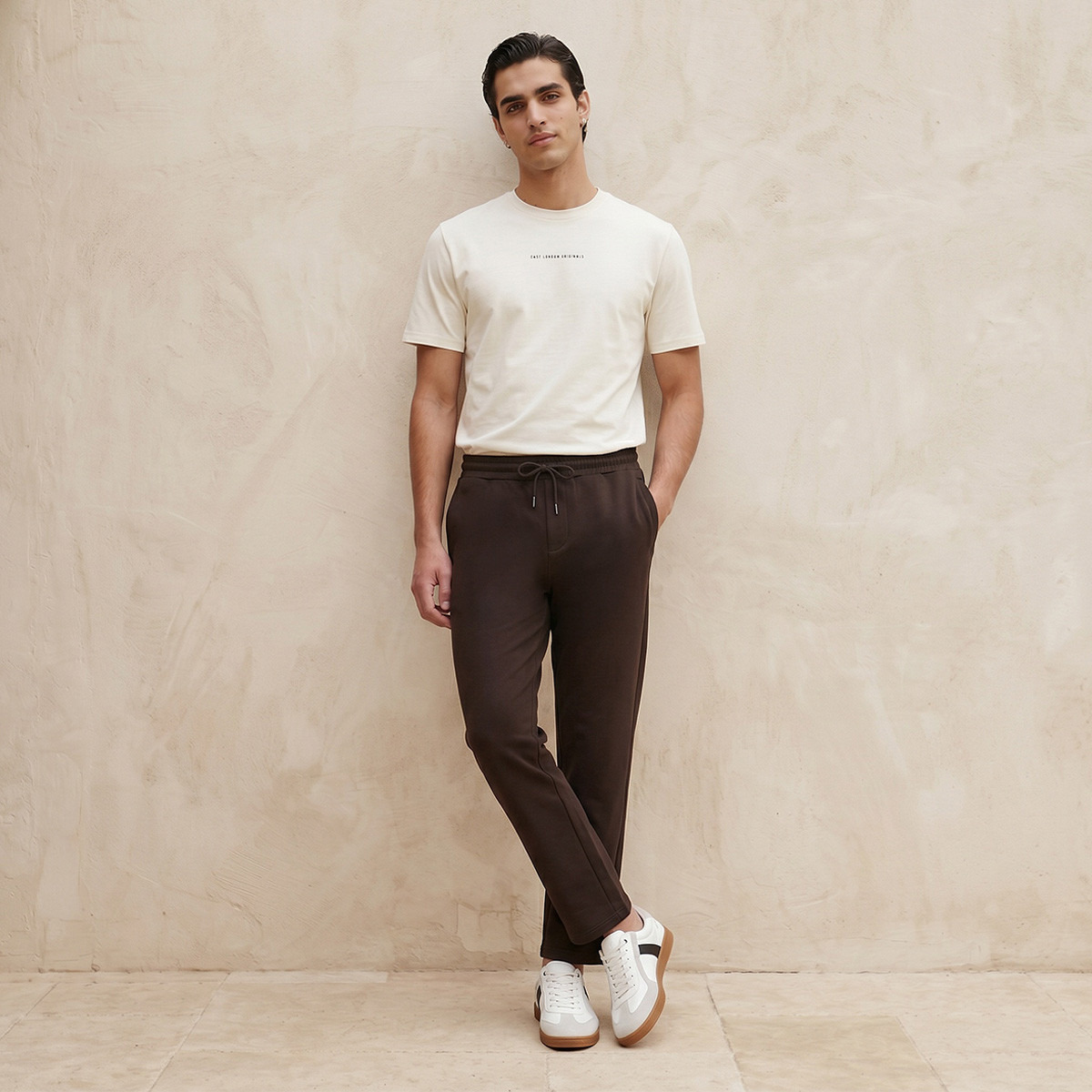 بنطلون رياضي بقصّة عادية وخصر رباط من سبلاش يوث -men-clothing-bottoms-trousersandchinos-trousers-image-3