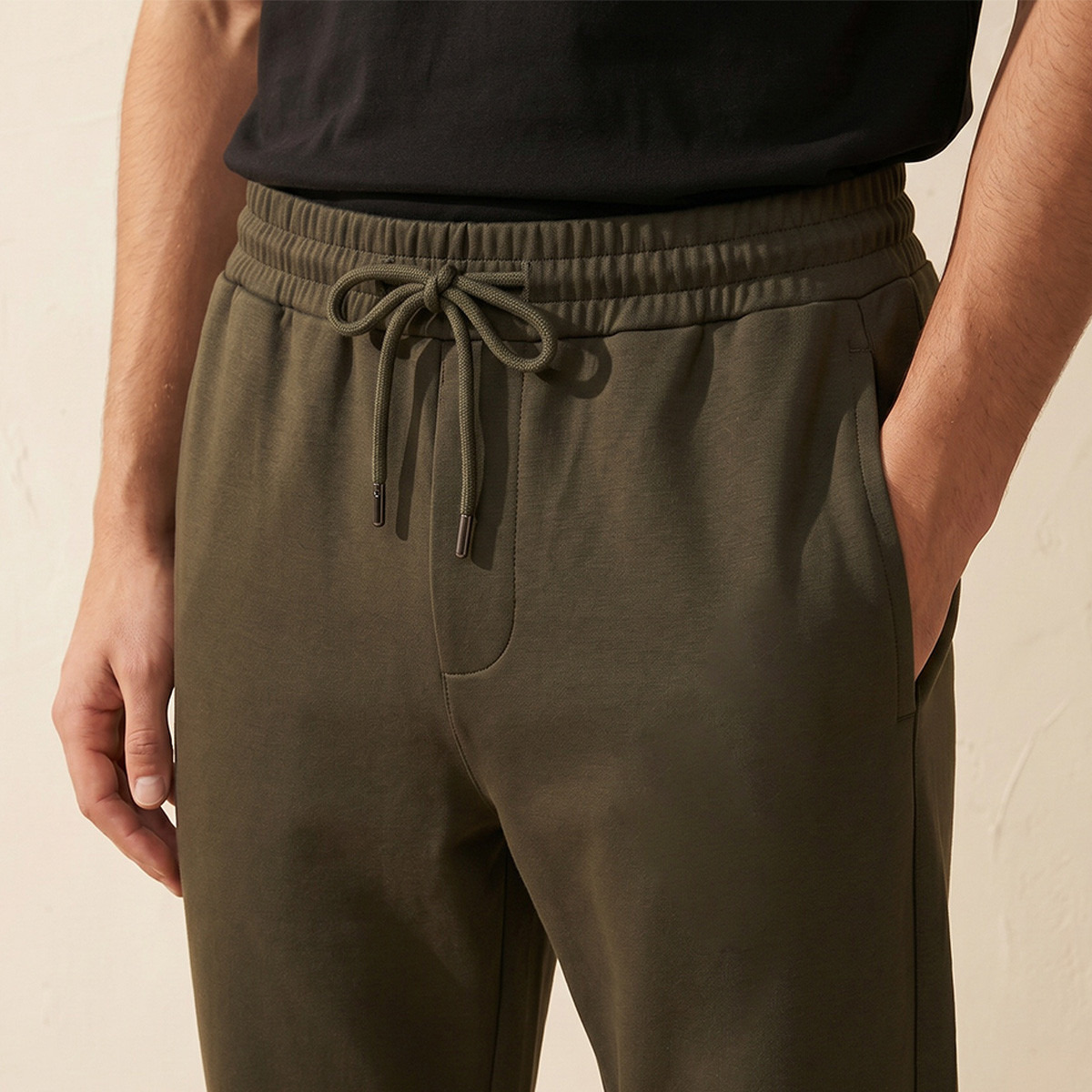 بنطلون رياضي بقصّة عادية وخصر رباط من سبلاش يوث -men-clothing-bottoms-trousersandchinos-trousers-image-6