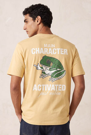 تيشيرت بياقة ضيقة وطبعات جرافيك من سبلاش يوث-men-clothing-tshirtsandpolos-tshirts-image-1