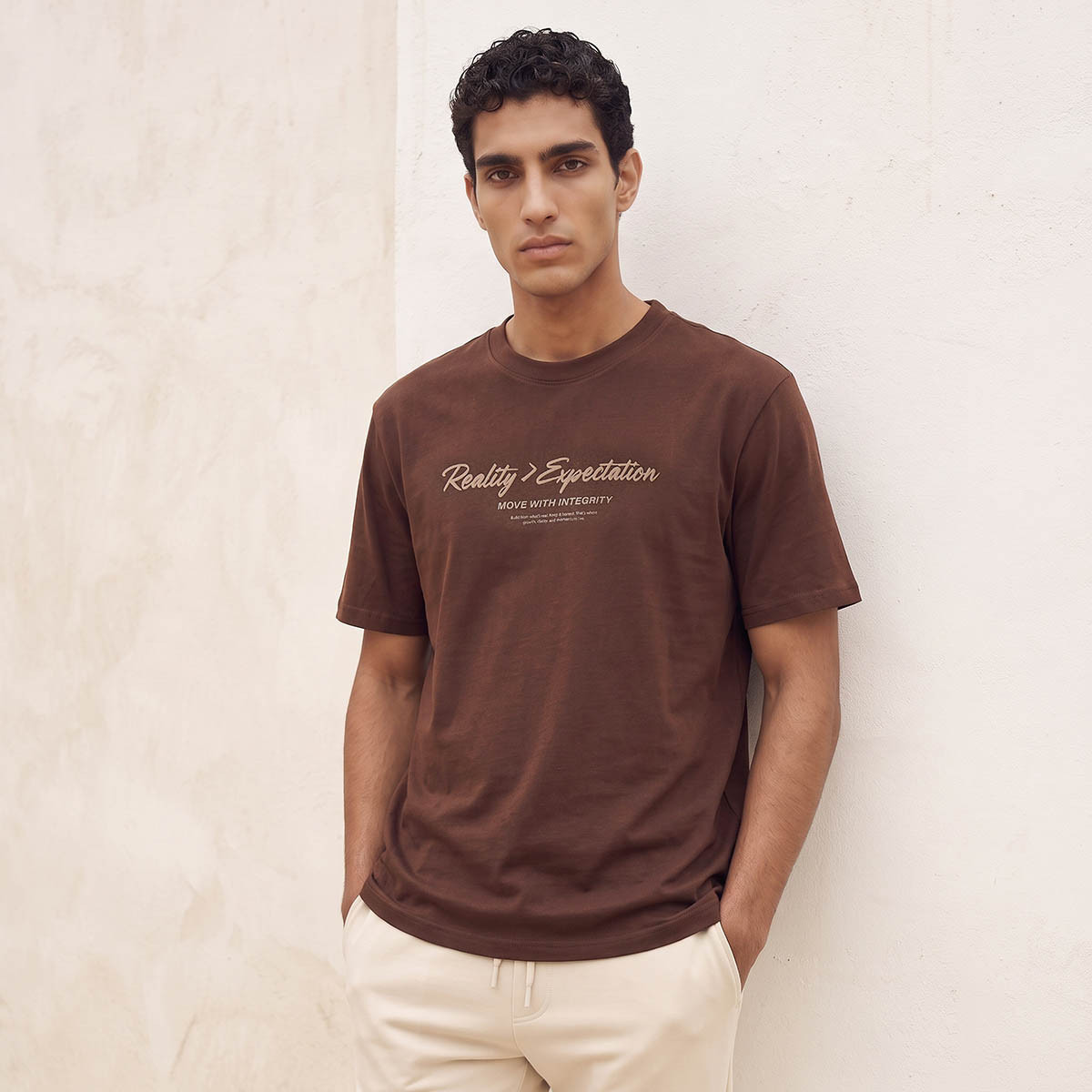 Splash Youth Crew Neck Short Sleeves Slogan Print T-shirt-men-clothing-tshirtsandpolos-tshirts-image-1