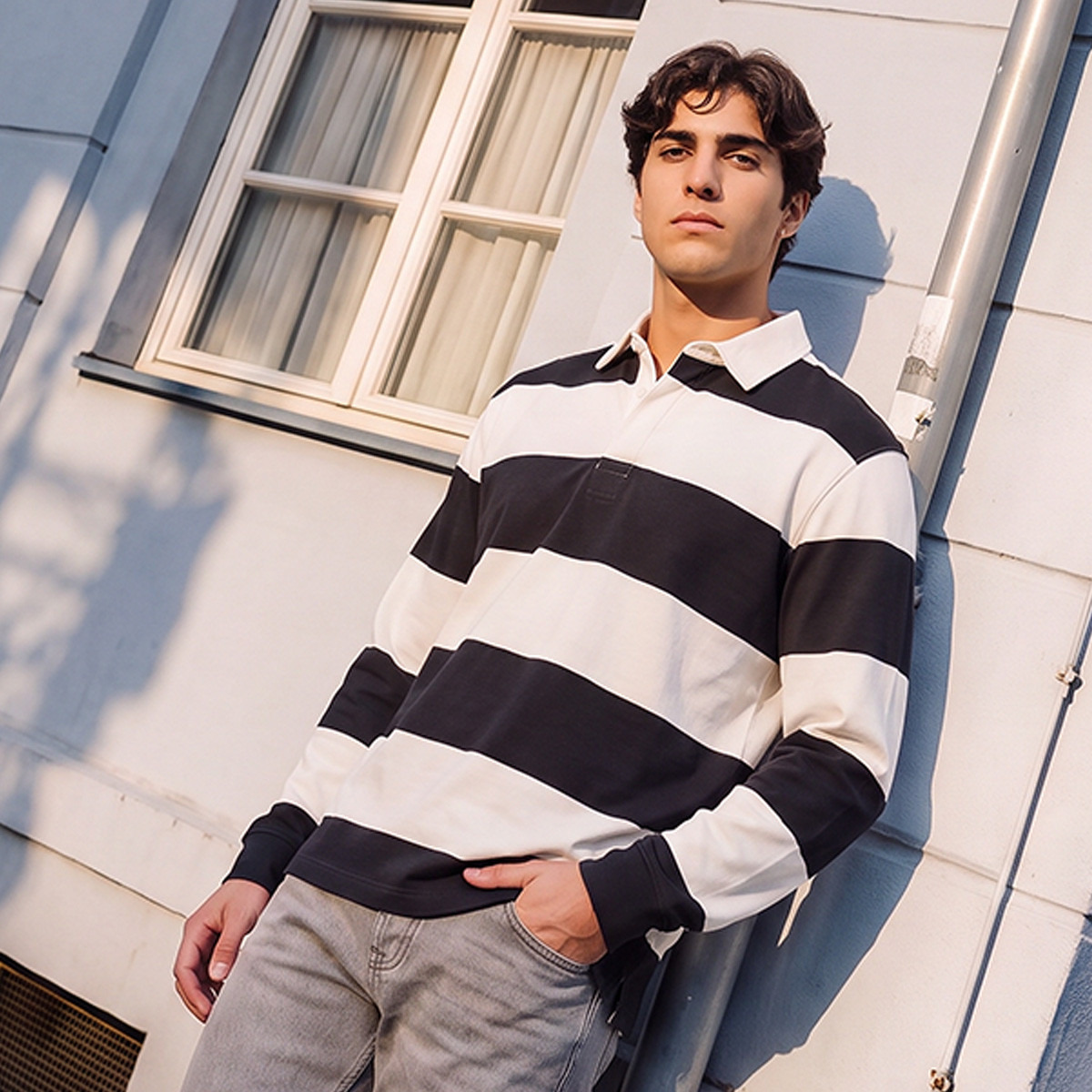 Splash Youth Striped Polo T-shirt-men-clothing-tshirtsandpolos-polos-image-1