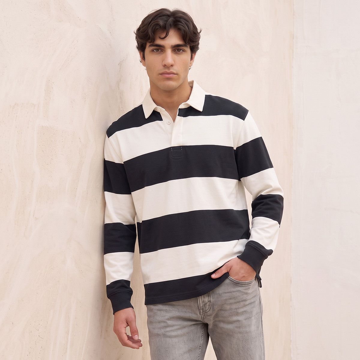 Splash Youth Striped Polo T-shirt-men-clothing-tshirtsandpolos-polos-image-2