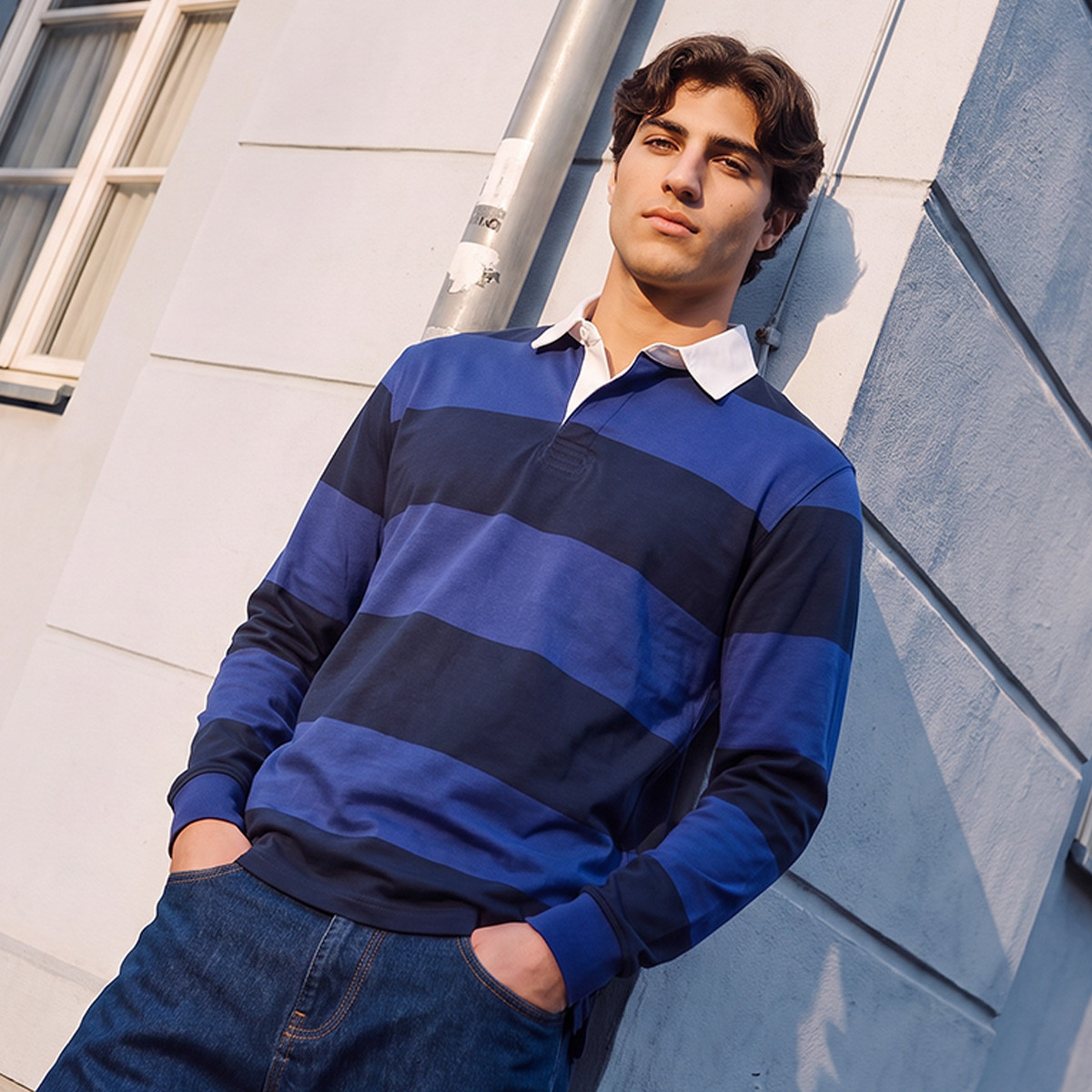 تيشيرت بولو مقلم للشباب من سبلاش-men-clothing-tshirtsandpolos-polos-image-1