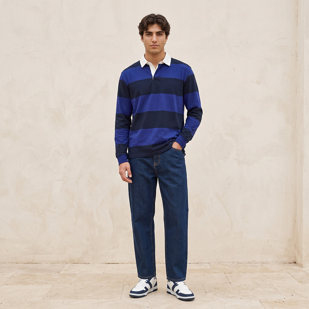 تيشيرت بولو مقلم للشباب من سبلاش-men-clothing-tshirtsandpolos-polos-image-3