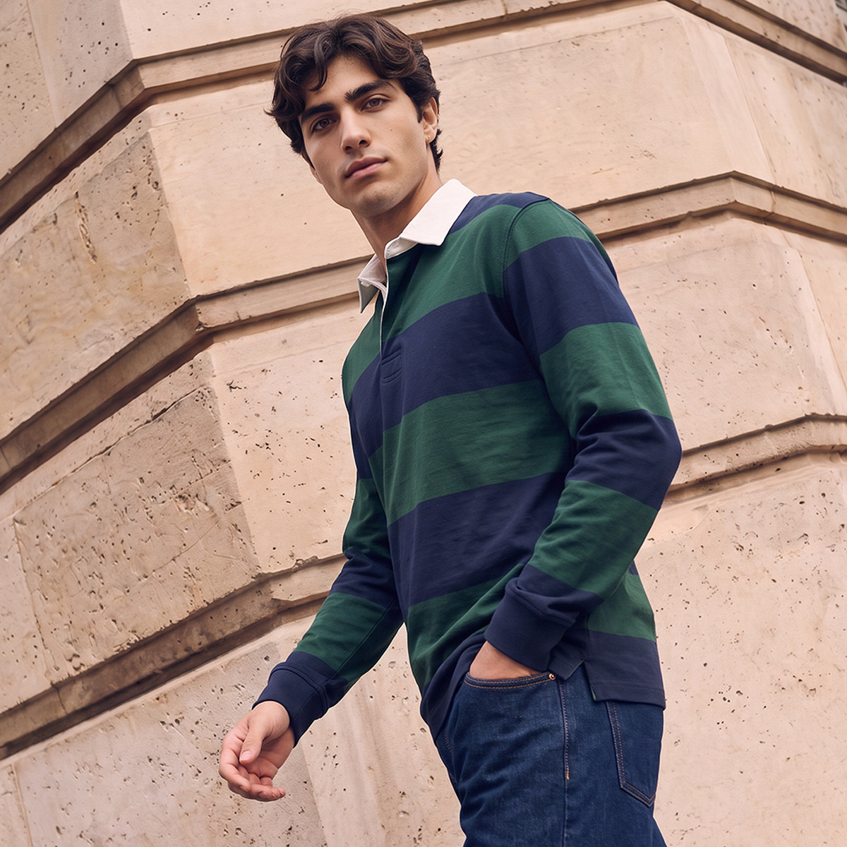 Splash Youth Striped Polo T-shirt-men-clothing-tshirtsandpolos-polos-image-1