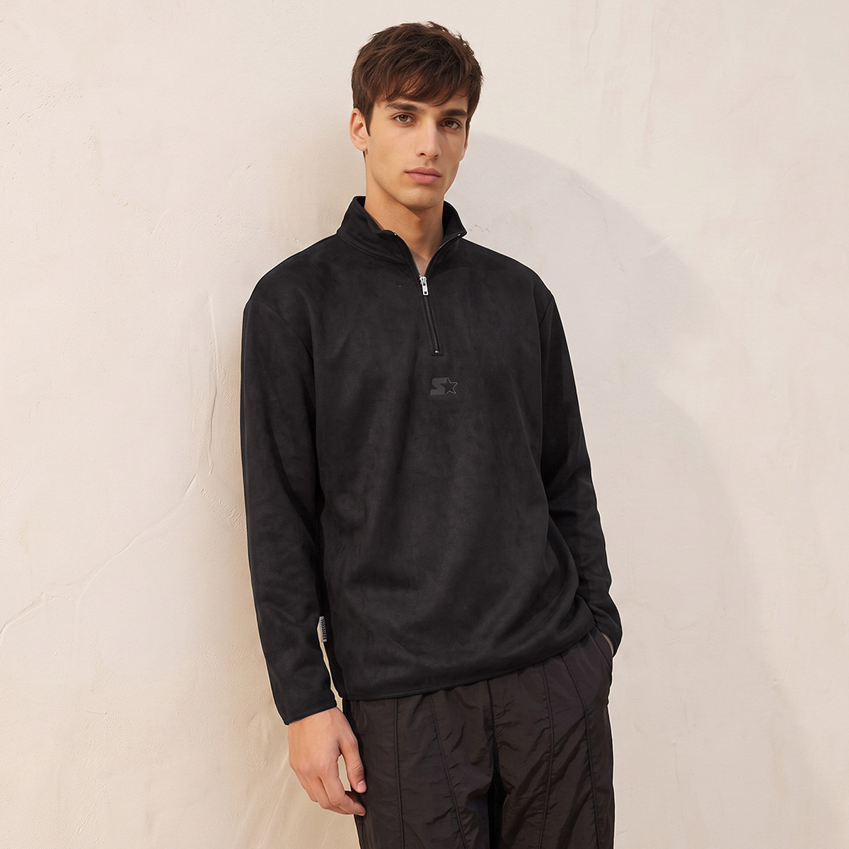 Starter Relaxed Fit Sweatshirt-men-winterwear-hoodiesandsweatshirts-image-4