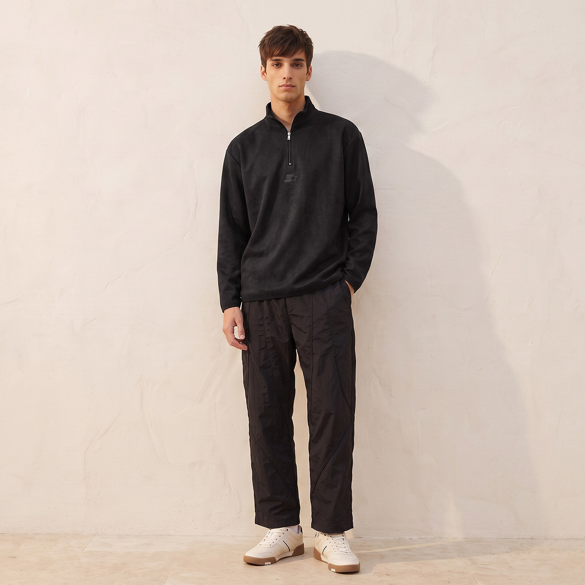 Starter Relaxed Fit Sweatshirt-men-winterwear-hoodiesandsweatshirts-image-5