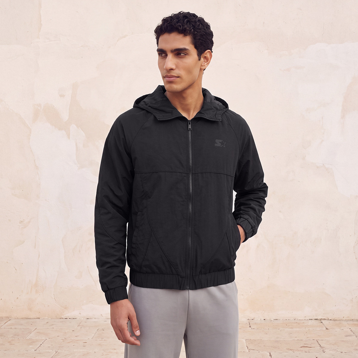 Starter Bonded Jacket with Hood-men-clothing-jacketsandblazers-jackets-image-1