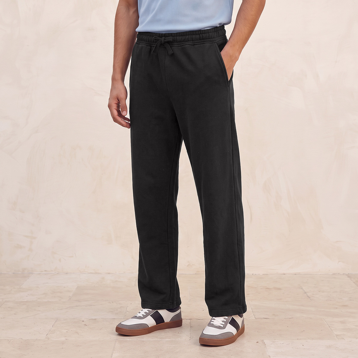 بنطلون جوجر بقصة مستقيمة من يوث من سبلاش-men-clothing-bottoms-joggers-image-2