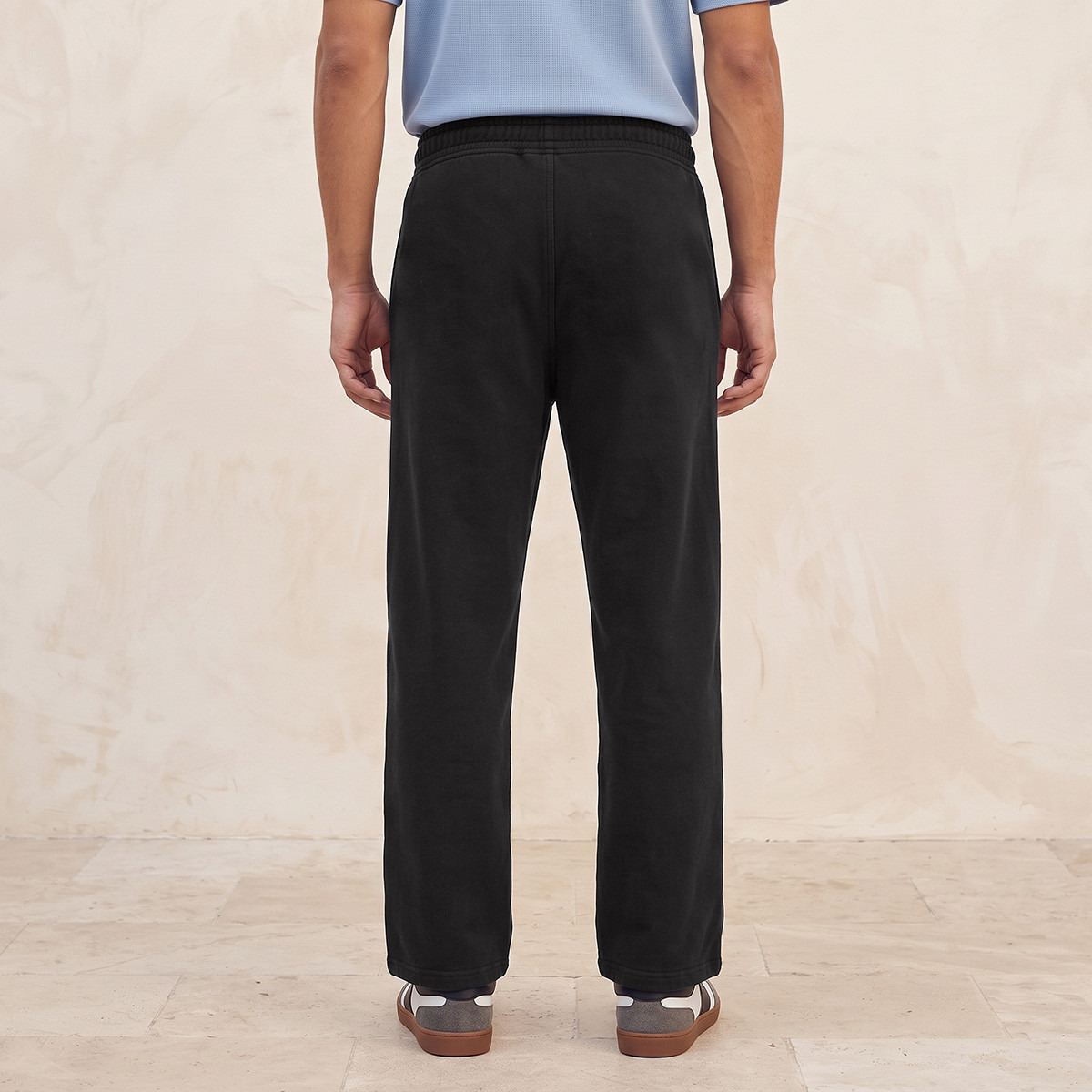 بنطلون جوجر بقصة مستقيمة من يوث من سبلاش-men-clothing-bottoms-joggers-image-4