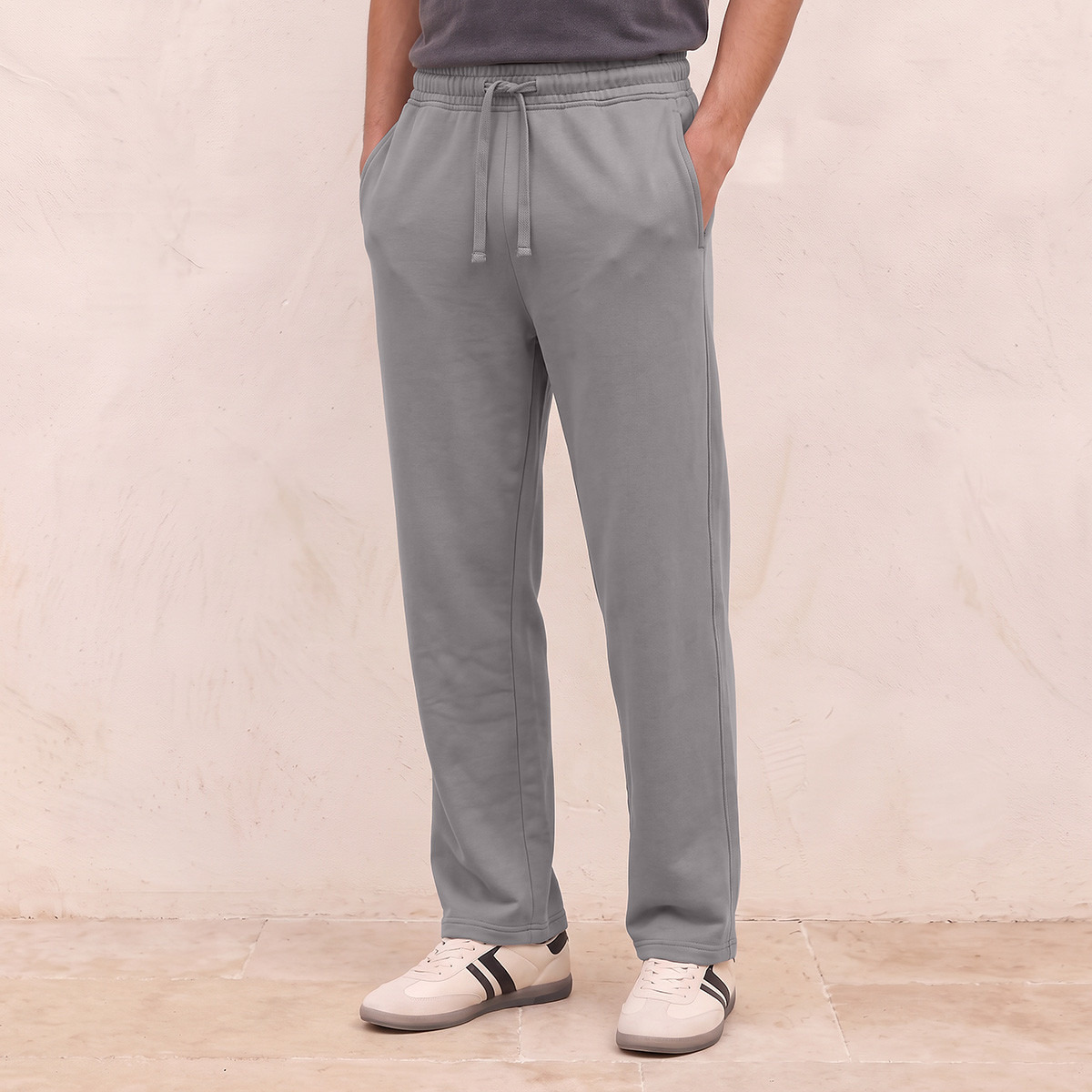 بنطلون جوجر بقصة مستقيمة من يوث من سبلاش-men-clothing-bottoms-joggers-image-2