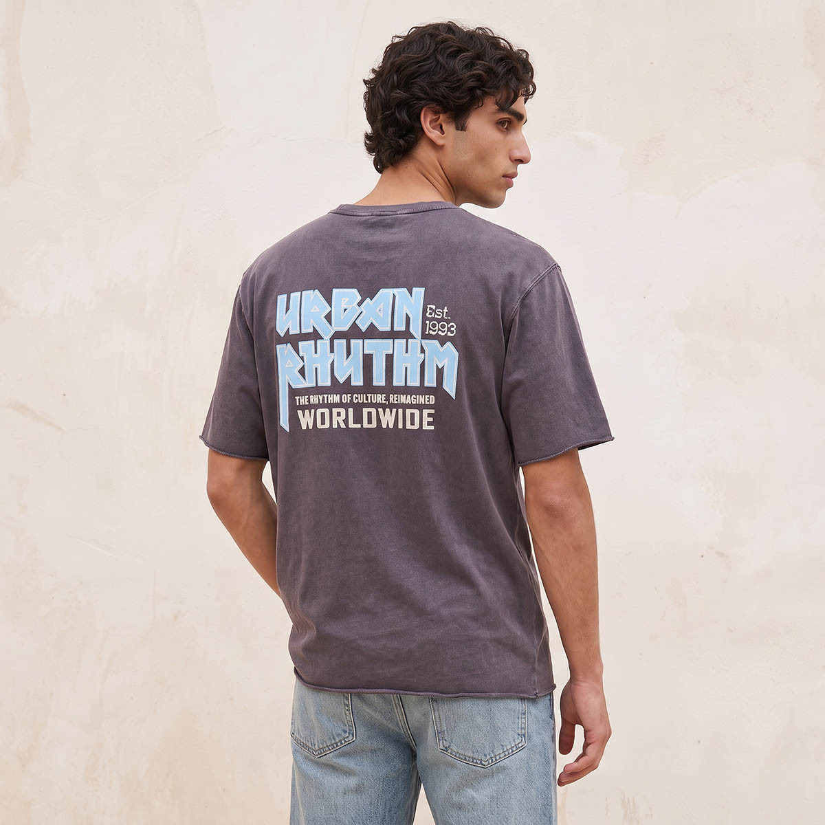 تيشيرت قطن بقصة عادية وياقة ضيقة من سبلاش يوث-men-clothing-tshirtsandpolos-tshirts-image-3