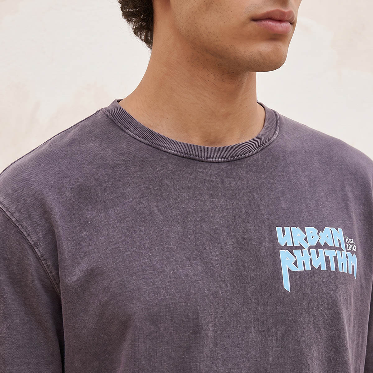 تيشيرت قطن بقصة عادية وياقة ضيقة من سبلاش يوث-men-clothing-tshirtsandpolos-tshirts-image-4