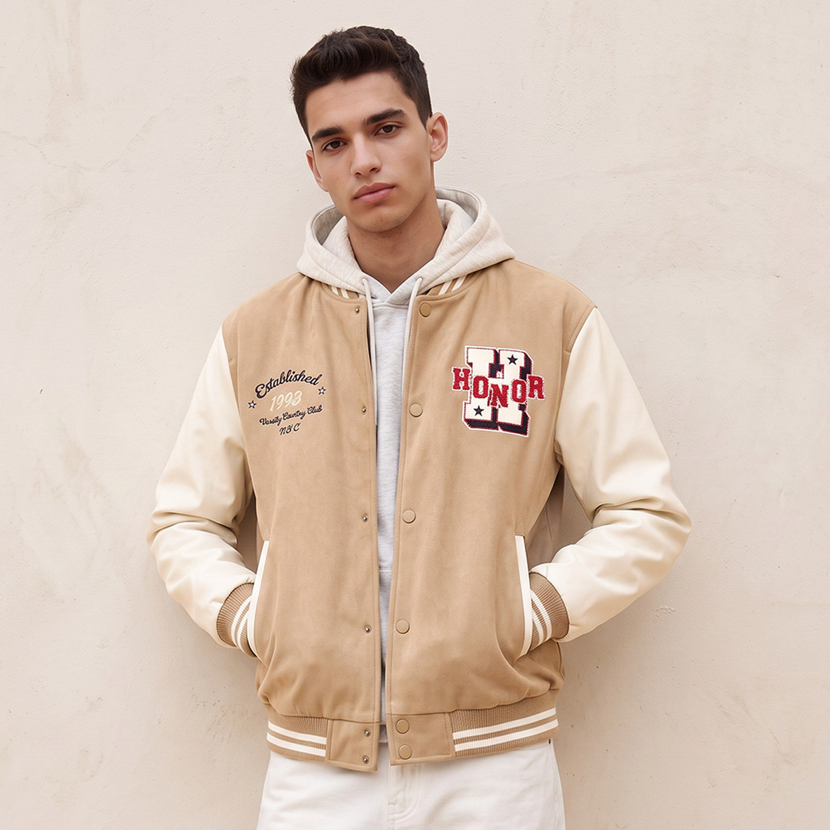 Splash Youth Varsity Jacket with Applique Detail-men-clothing-jacketsandblazers-jackets-image-2