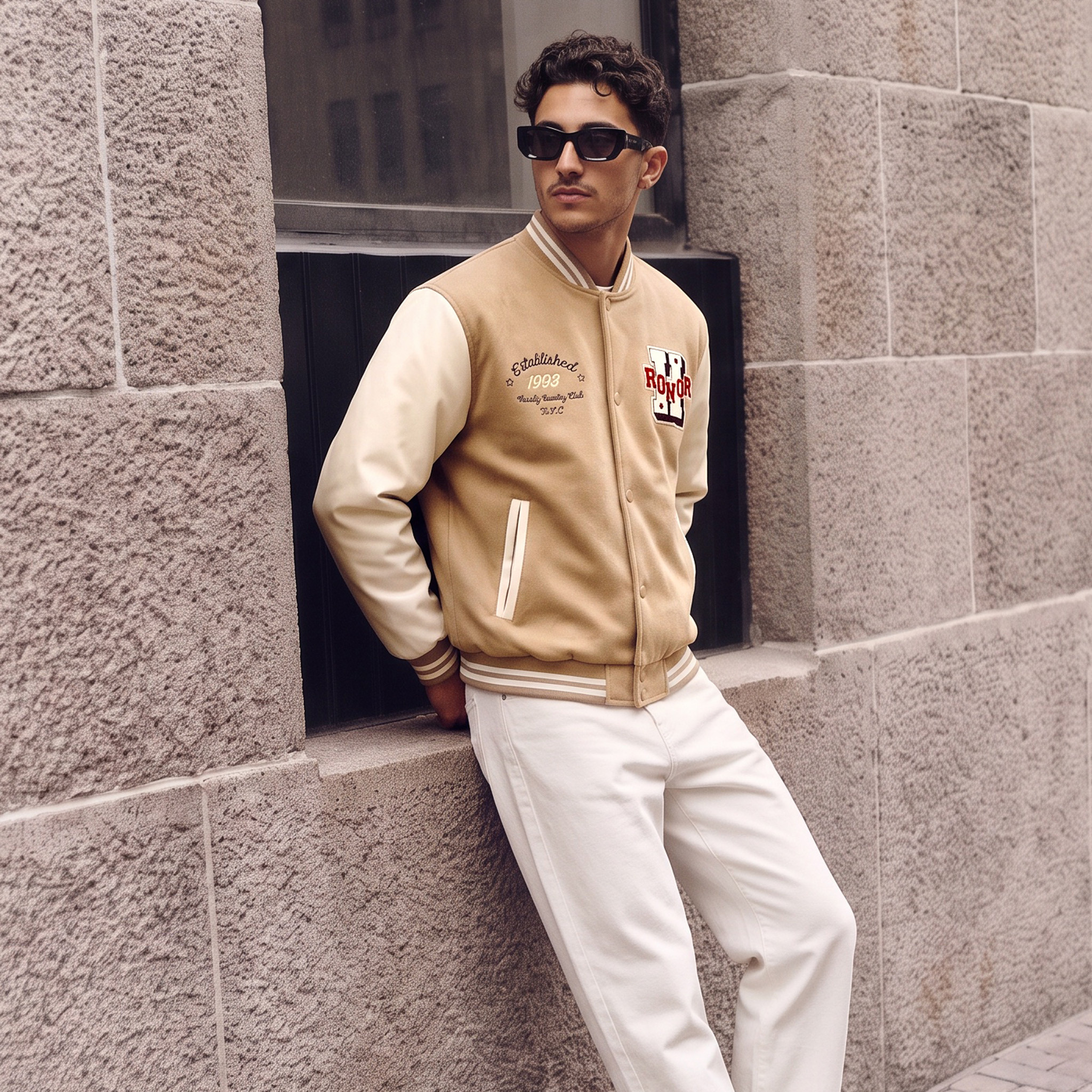 Splash Youth Varsity Jacket with Applique Detail-men-clothing-jacketsandblazers-jackets-image-1