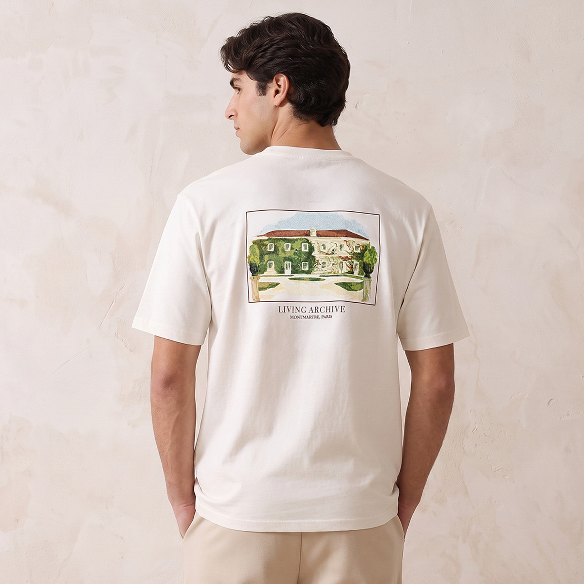 تيشيرت قطن بياقة ضيقة من سبلاش يوث-men-clothing-tshirtsandpolos-tshirts-image-3