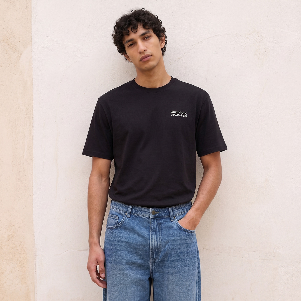 تيشيرت قطن بياقة ضيقة من سبلاش يوث-men-clothing-tshirtsandpolos-tshirts-image-5