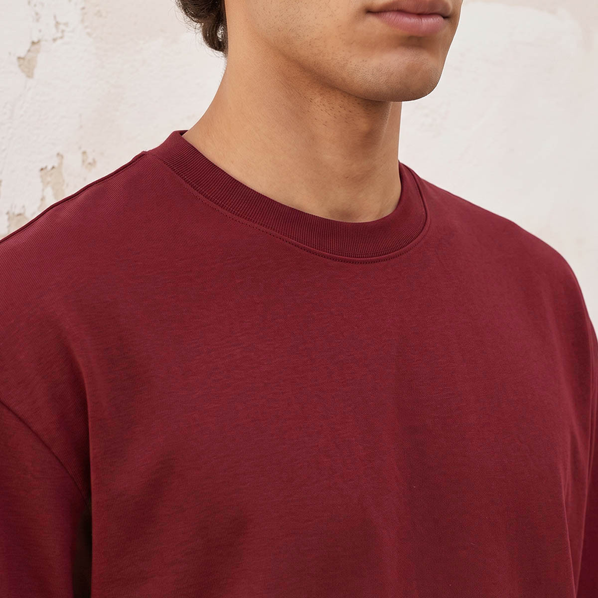 تيشيرت للشباب بياقة ضيقة وقصة بوكسي من سبلاش-men-clothing-tshirtsandpolos-tshirts-image-4