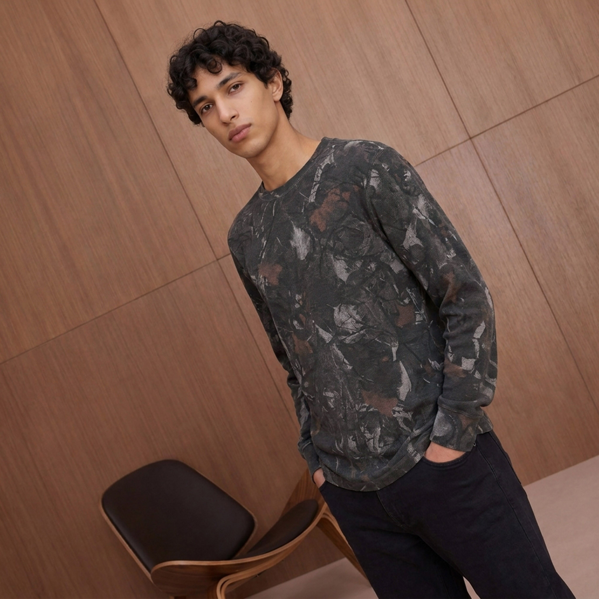 تيشيرت للشباب بياقة دائرية من سبلاش-men-clothing-tshirtsandpolos-tshirts-image-1