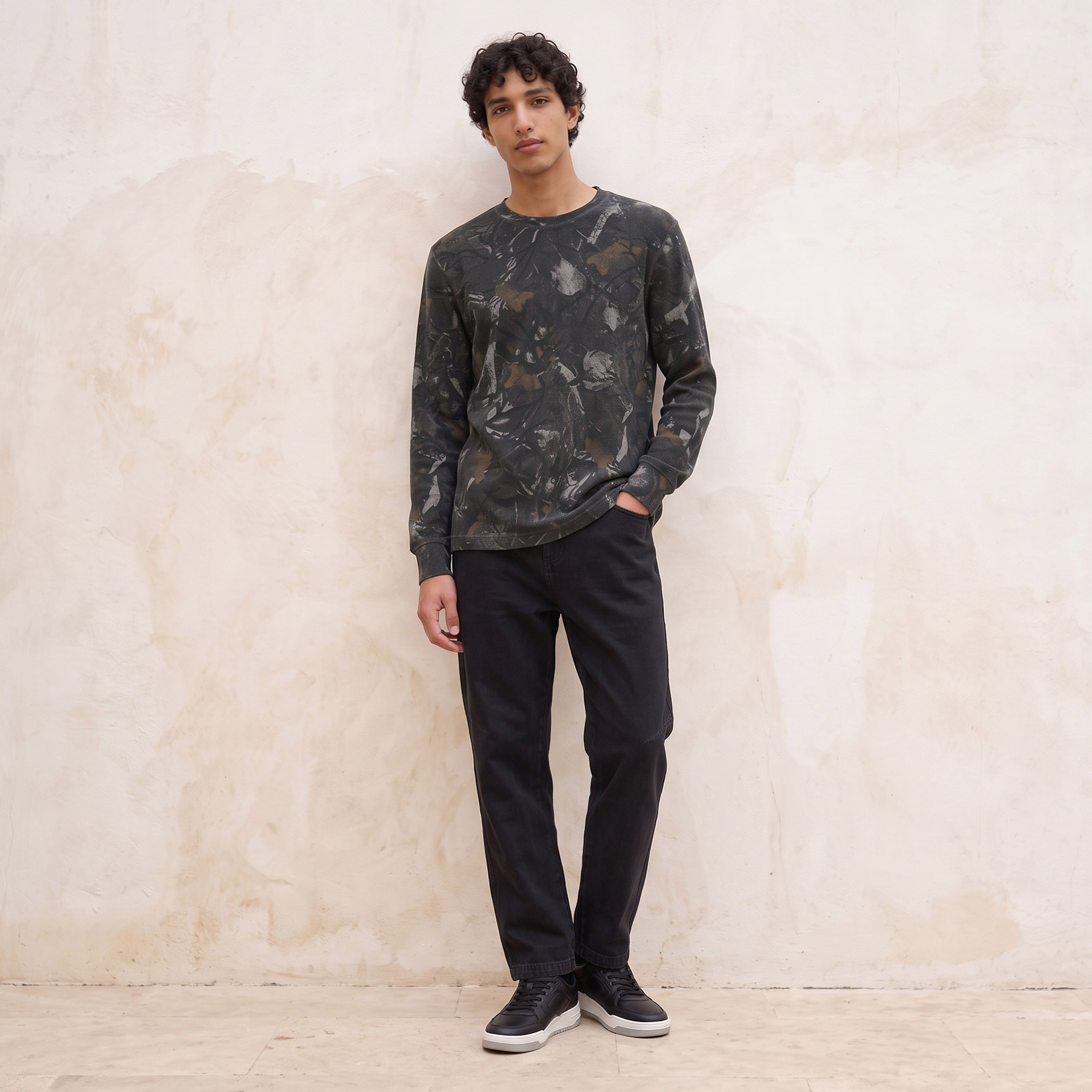 تيشيرت للشباب بياقة دائرية من سبلاش-men-clothing-tshirtsandpolos-tshirts-image-3