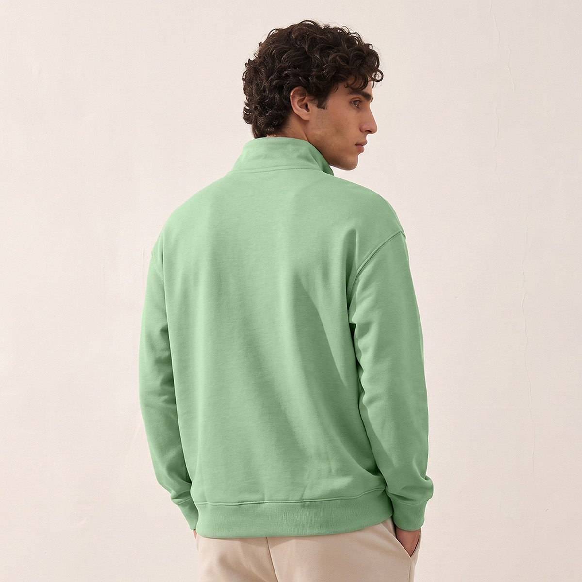Splash Youth Half-Zip Sweatshirt-men-winterwear-hoodiesandsweatshirts-image-3