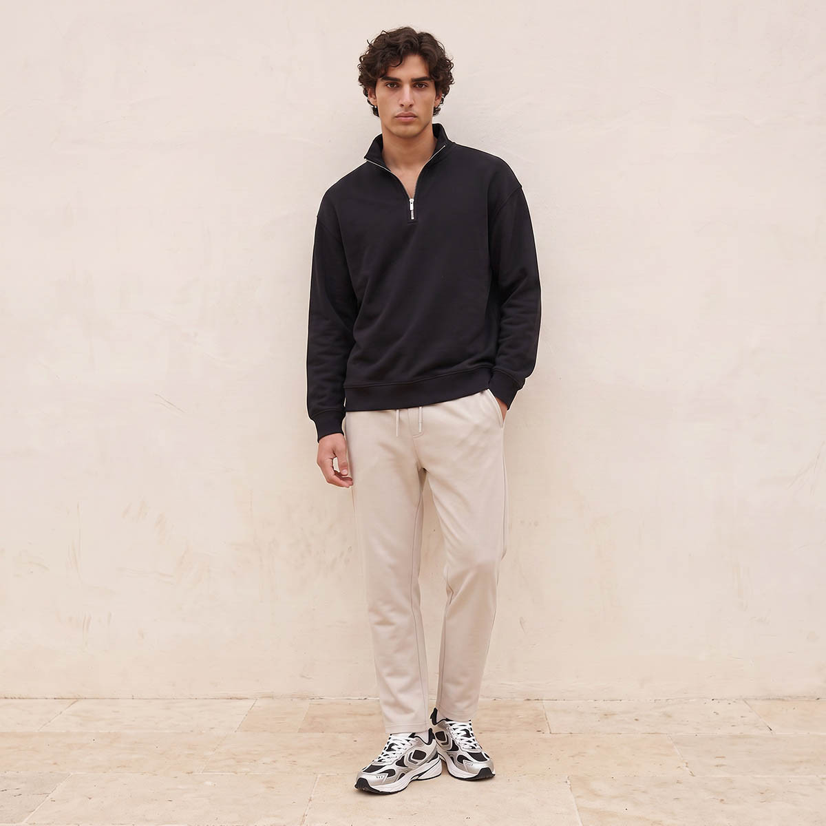 Splash Youth Half-Zip Sweatshirt-men-winterwear-hoodiesandsweatshirts-image-2