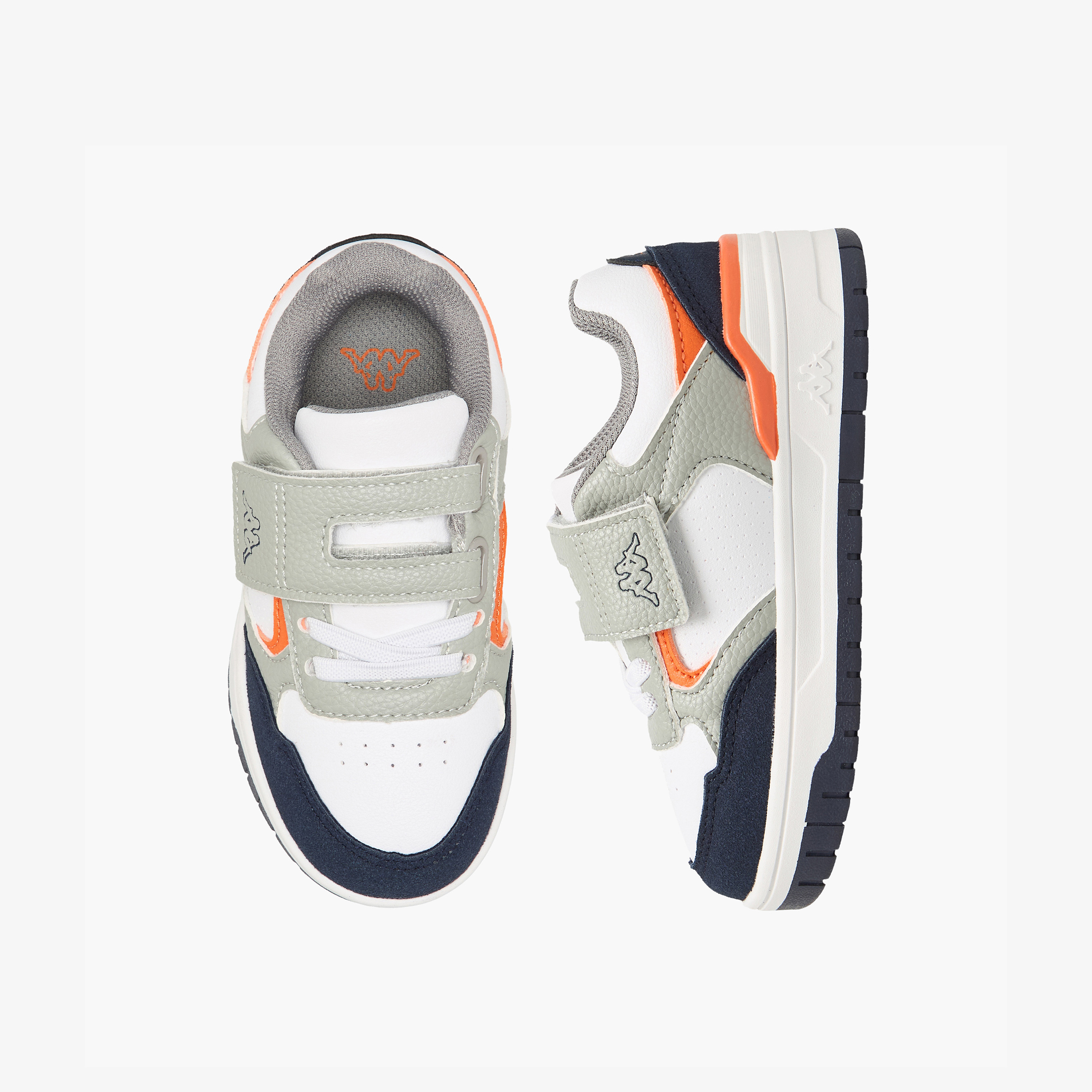 Kappa Boys Panelled Hook & Loop Sports Shoes-boys-shoes-sneakers-image-1