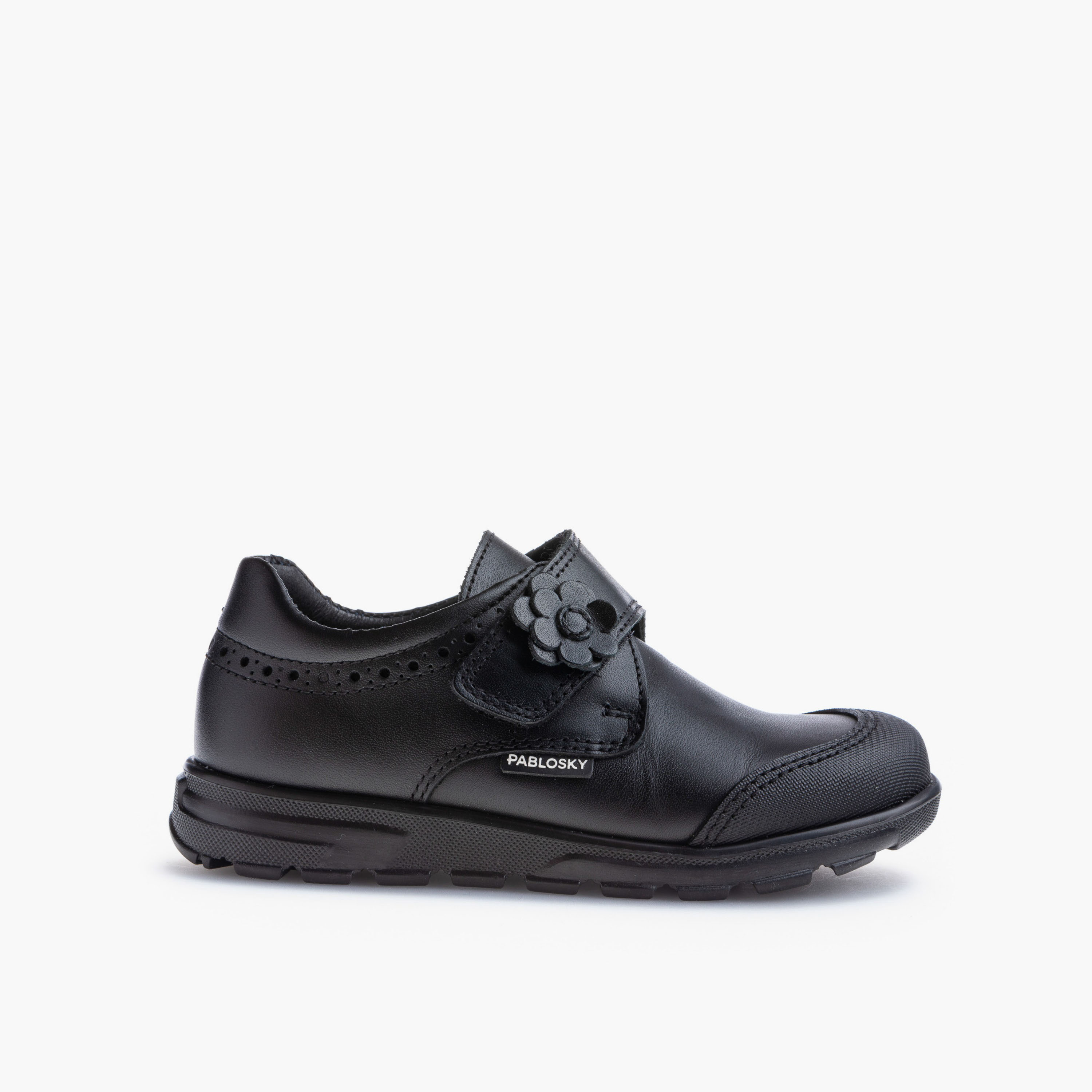 Pablosky Girls Leather Mary Jane School Shoes-girls-shoes-maryjanes-image-1