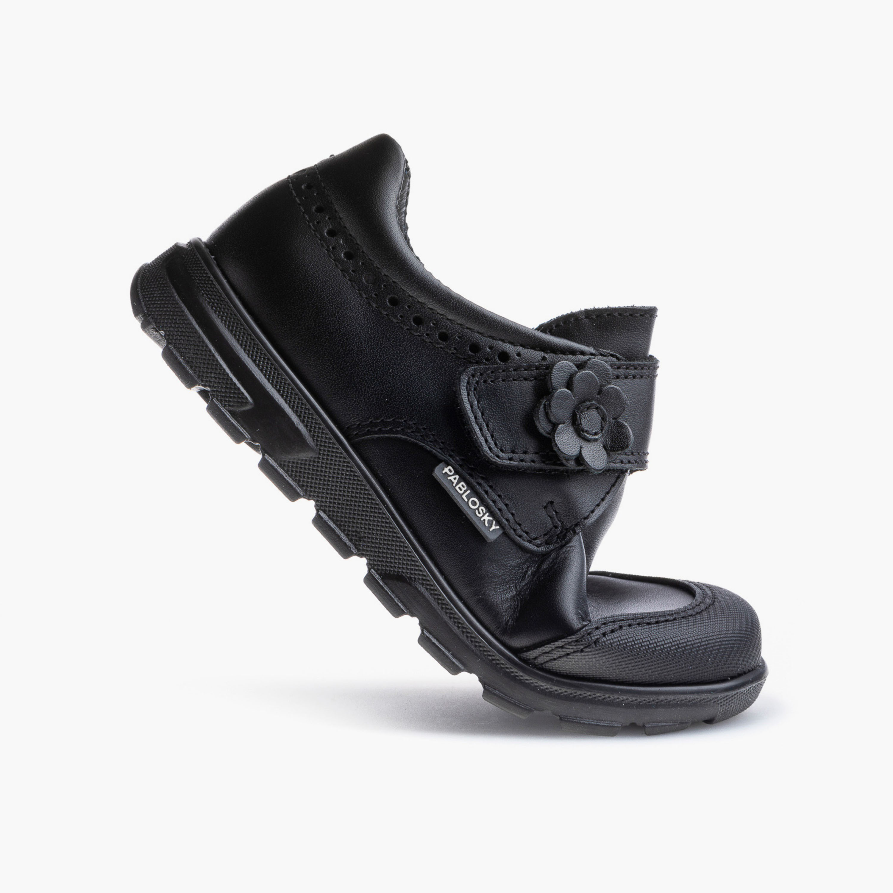 Pablosky Girls Leather Mary Jane School Shoes-girls-shoes-maryjanes-image-4