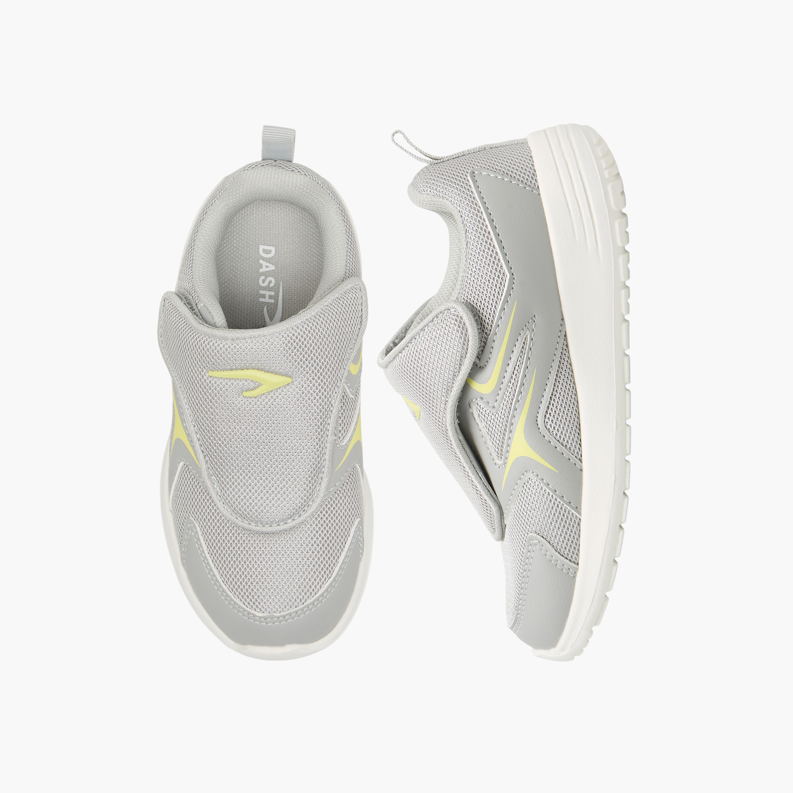 Dash Girls Hook & Loop Sports Shoes-girls-shoes-sports-image-1