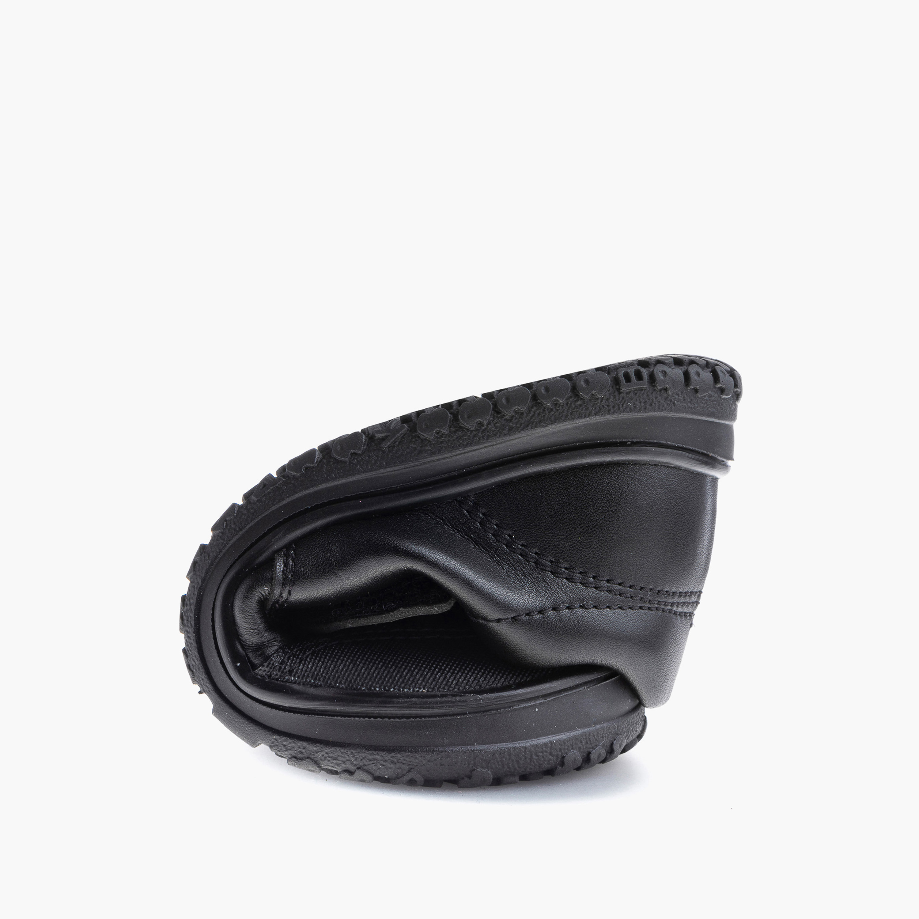 Pablosky Girls' Logo Embossed School Shoes with Hook and Loop Closure - 355515-girls-shoes-schoolshoes-image-6