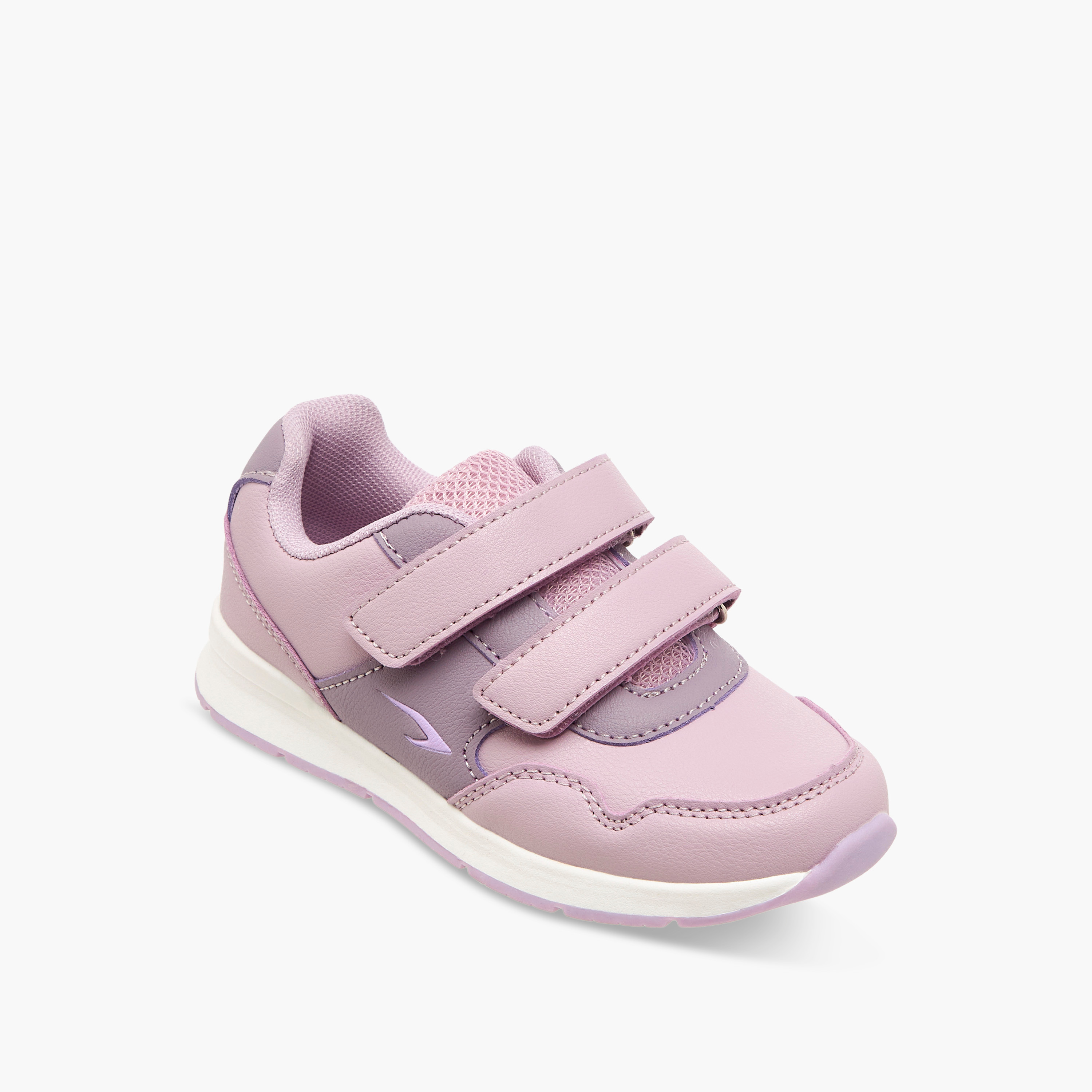 Dash Girls Hook & Loop Sports Shoes-girls-shoes-sports-image-2
