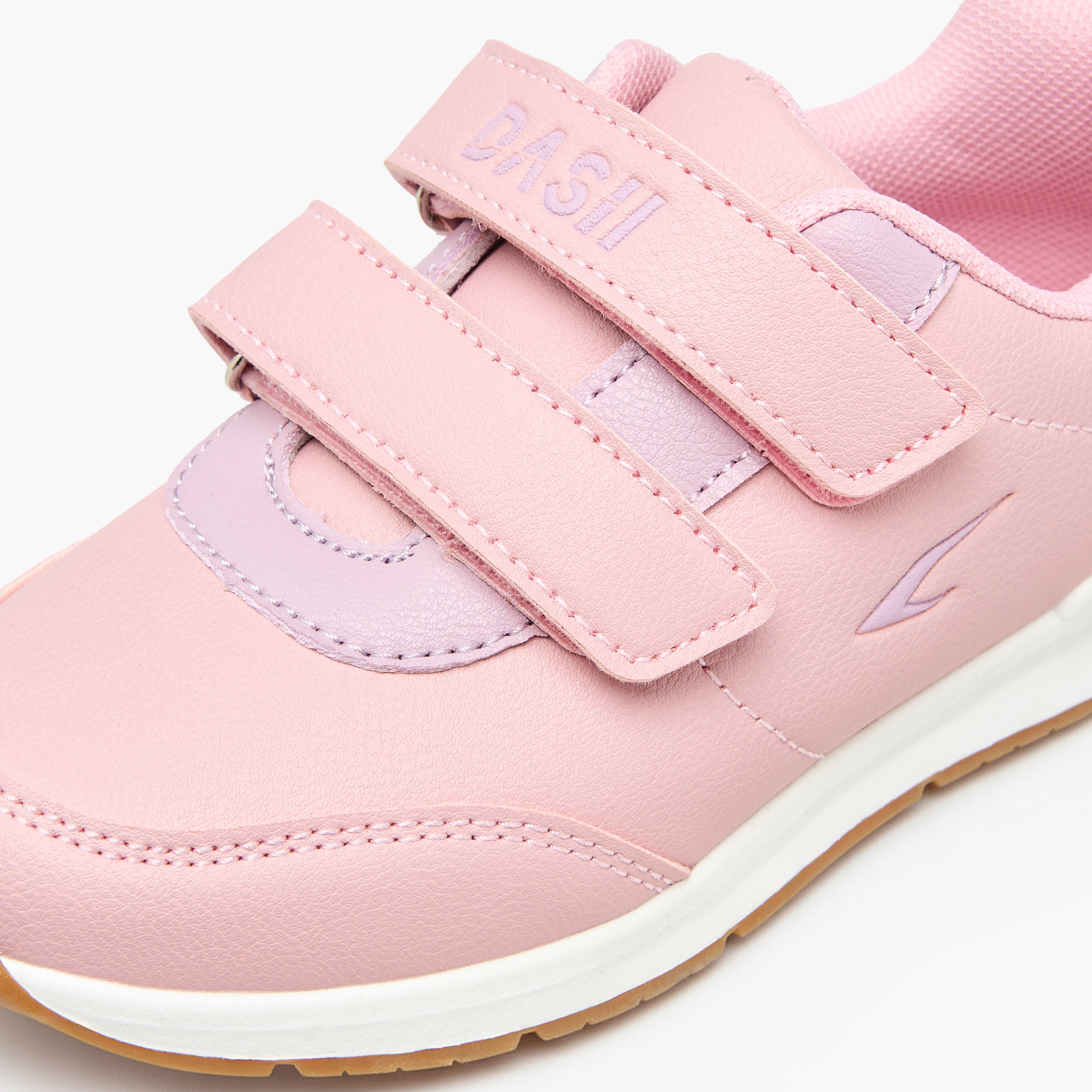 Dash Girls Hook and Loop Ankle Sneakers-girls-shoes-sneakers-image-4