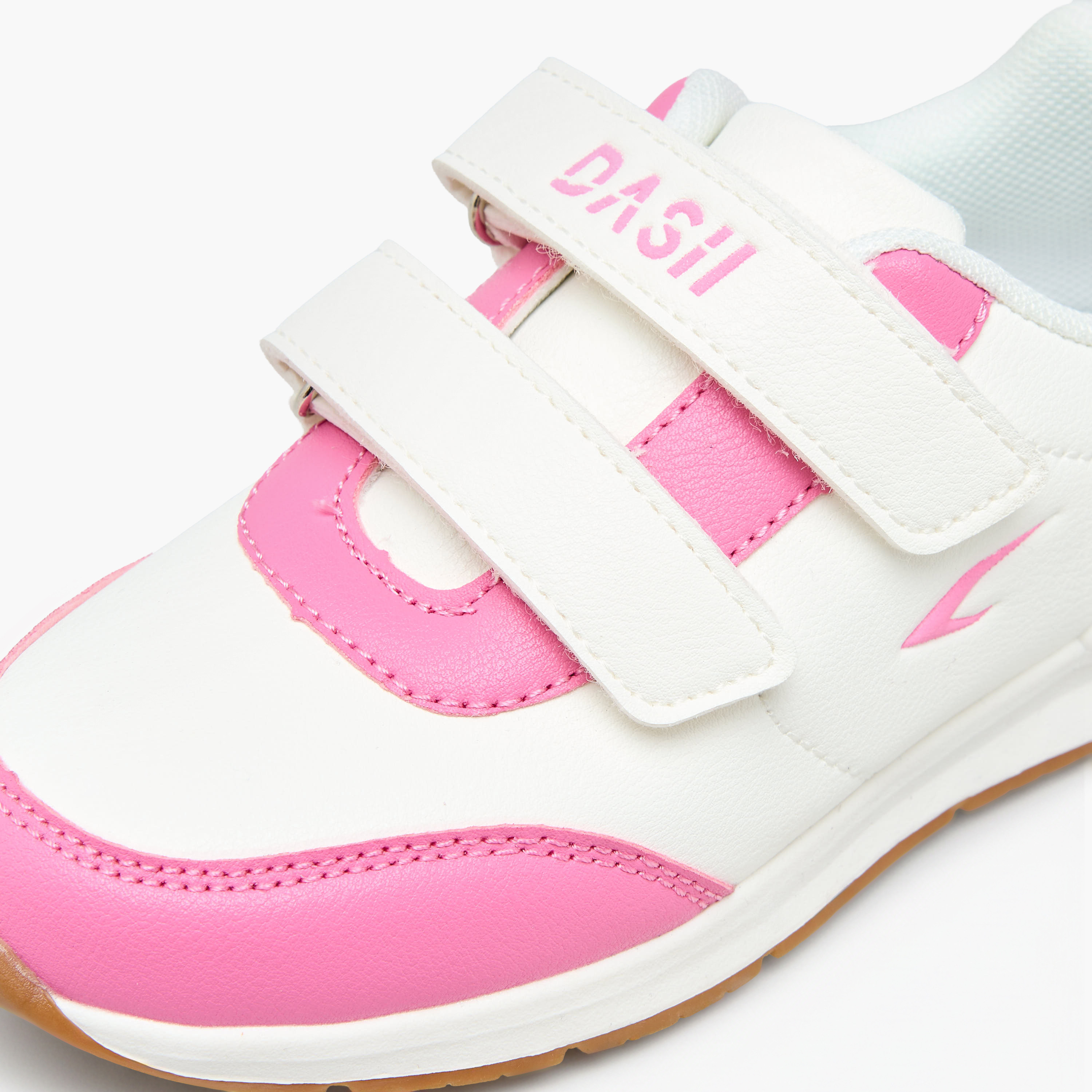 Dash Girls Hook and Loop Ankle Sneakers-girls-shoes-sneakers-image-4