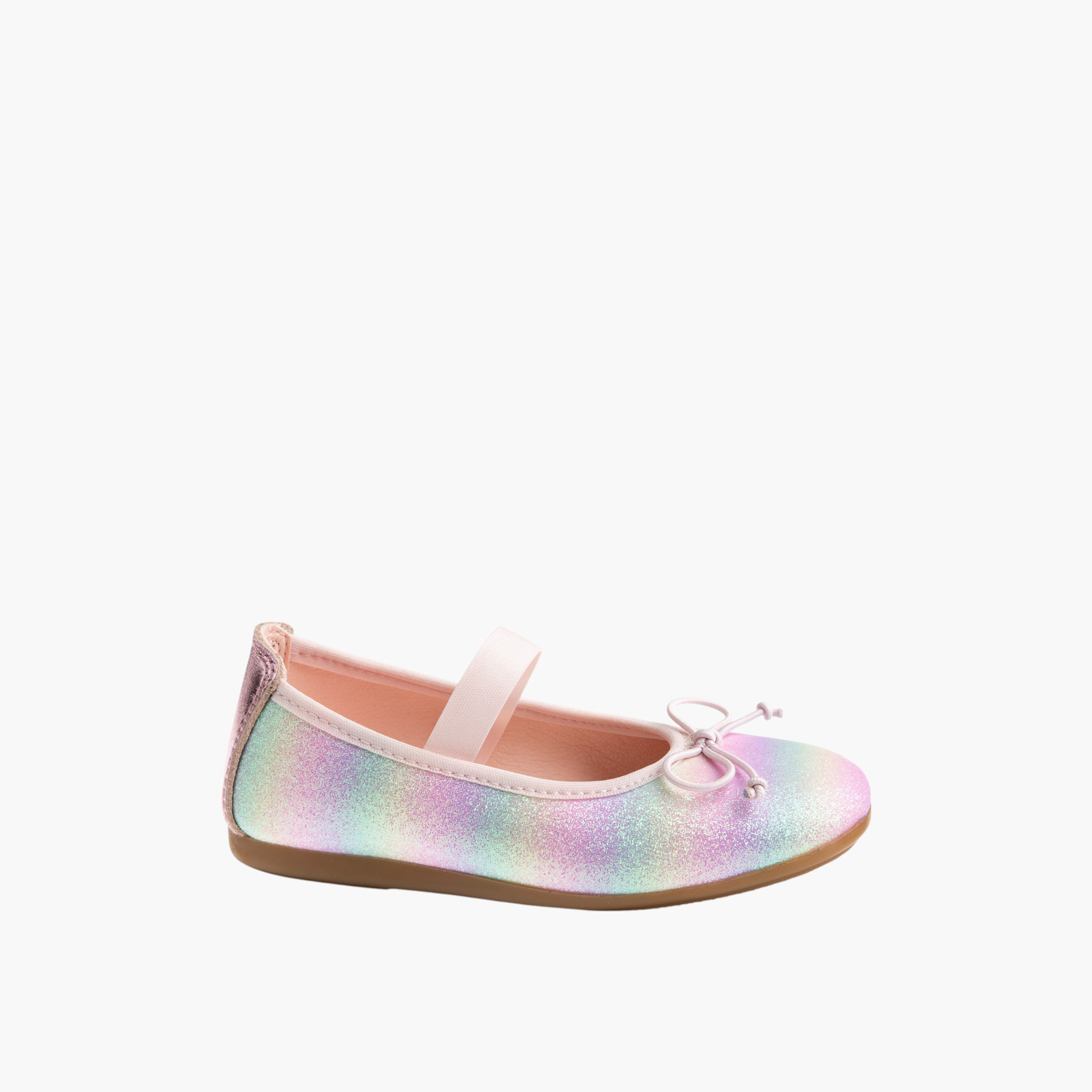 Pablosky Girls' Bow Detail Slip-On Ballerina-girls-shoes-ballerinas-image-1