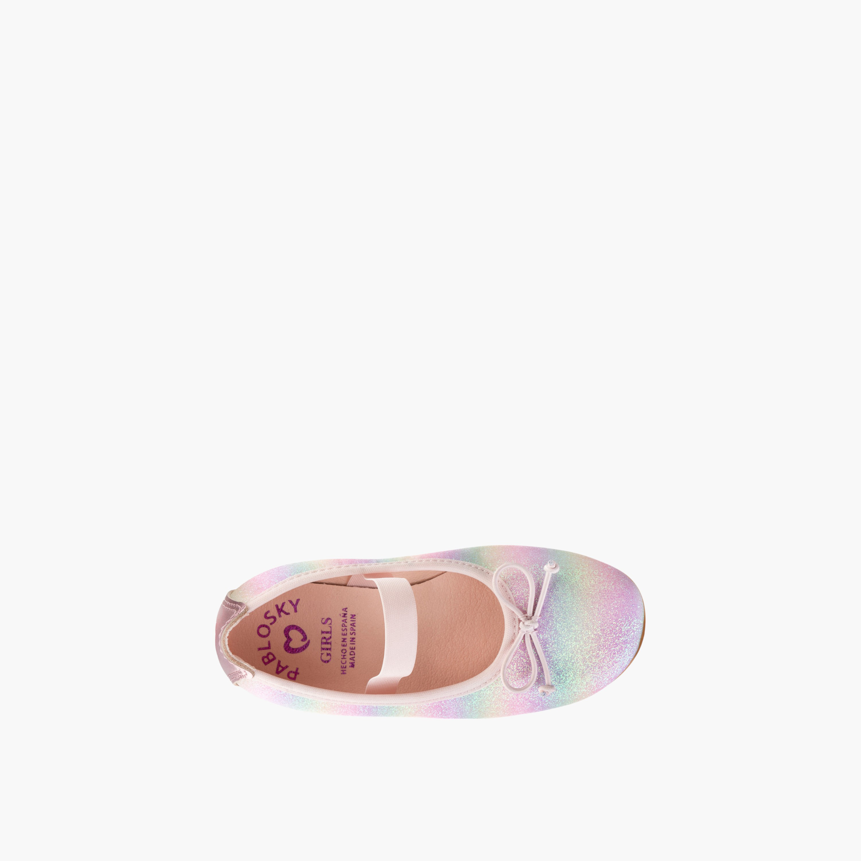 Pablosky Girls' Bow Detail Slip-On Ballerina-girls-shoes-ballerinas-image-4