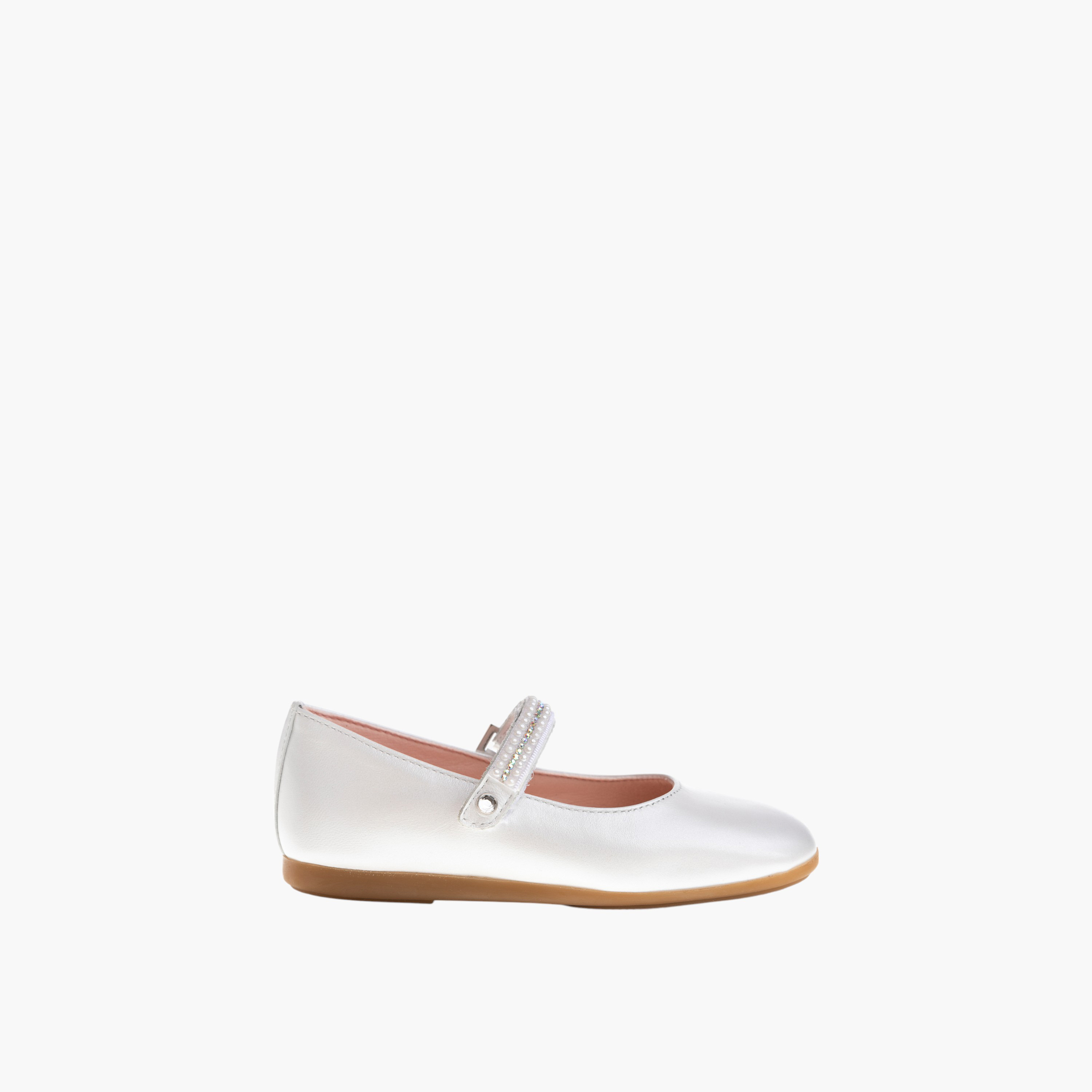 Pablosky Girls' Ballerina Shoes with Hook and Loop Closure-girls-shoes-ballerinas-image-2