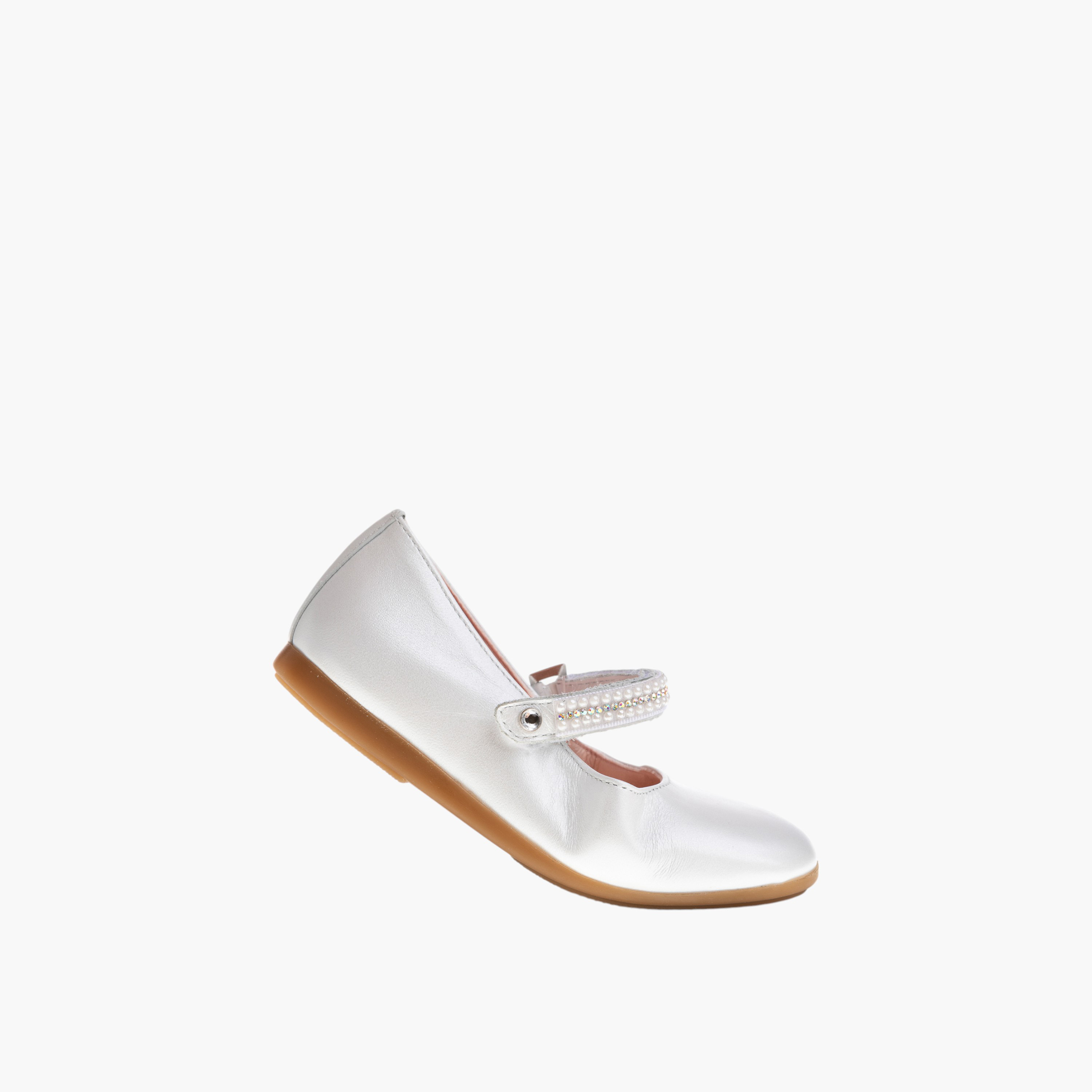 Pablosky Girls' Ballerina Shoes with Hook and Loop Closure-girls-shoes-ballerinas-image-5