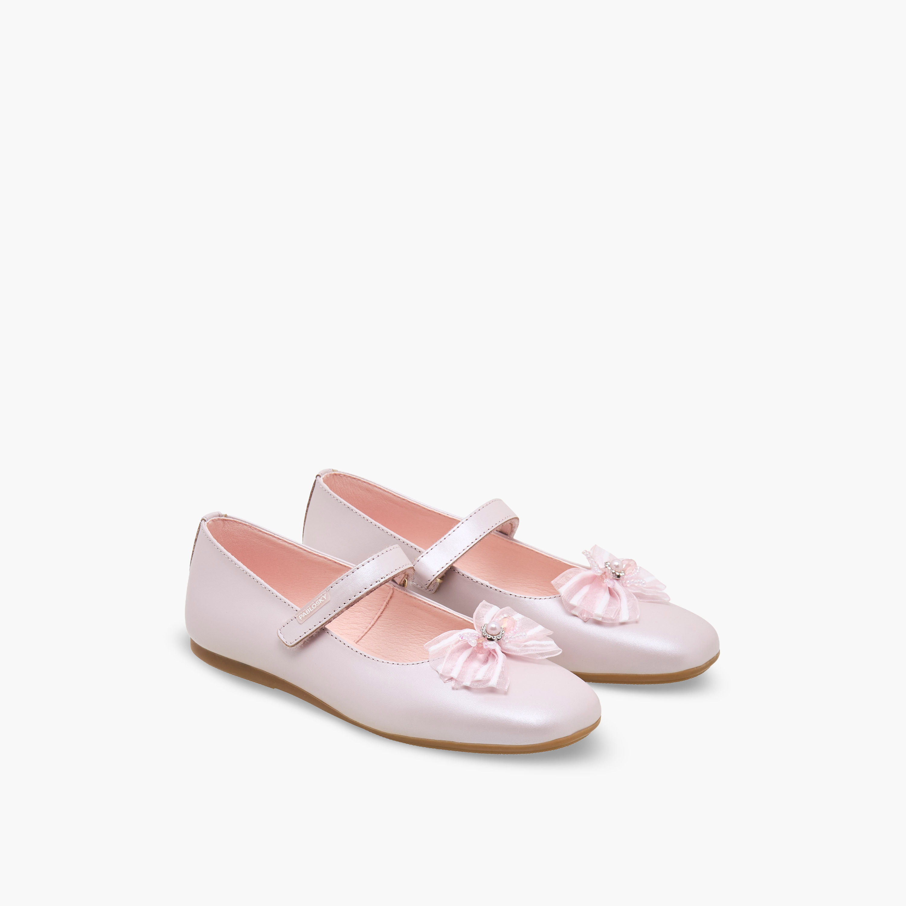 Pablosky Girls Mary Jane Shoes with Bow Detail-girls-shoes-maryjanes-image-1