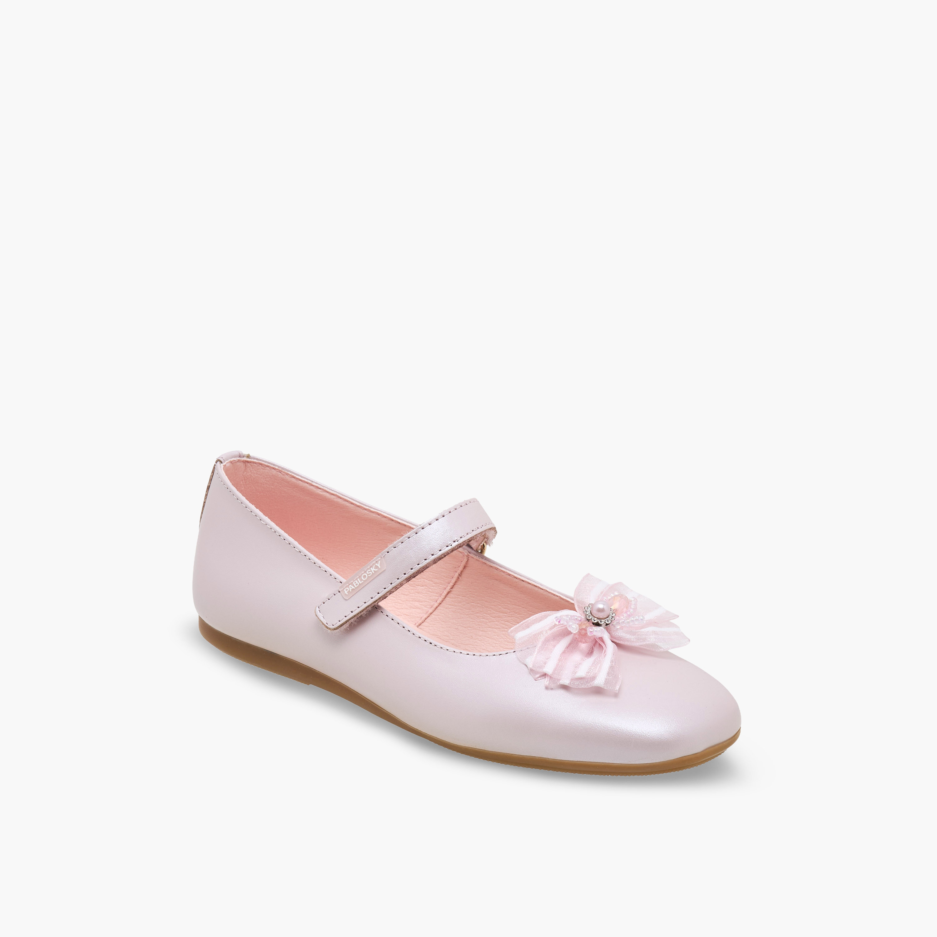 Pablosky Girls Mary Jane Shoes with Bow Detail-girls-shoes-maryjanes-image-2