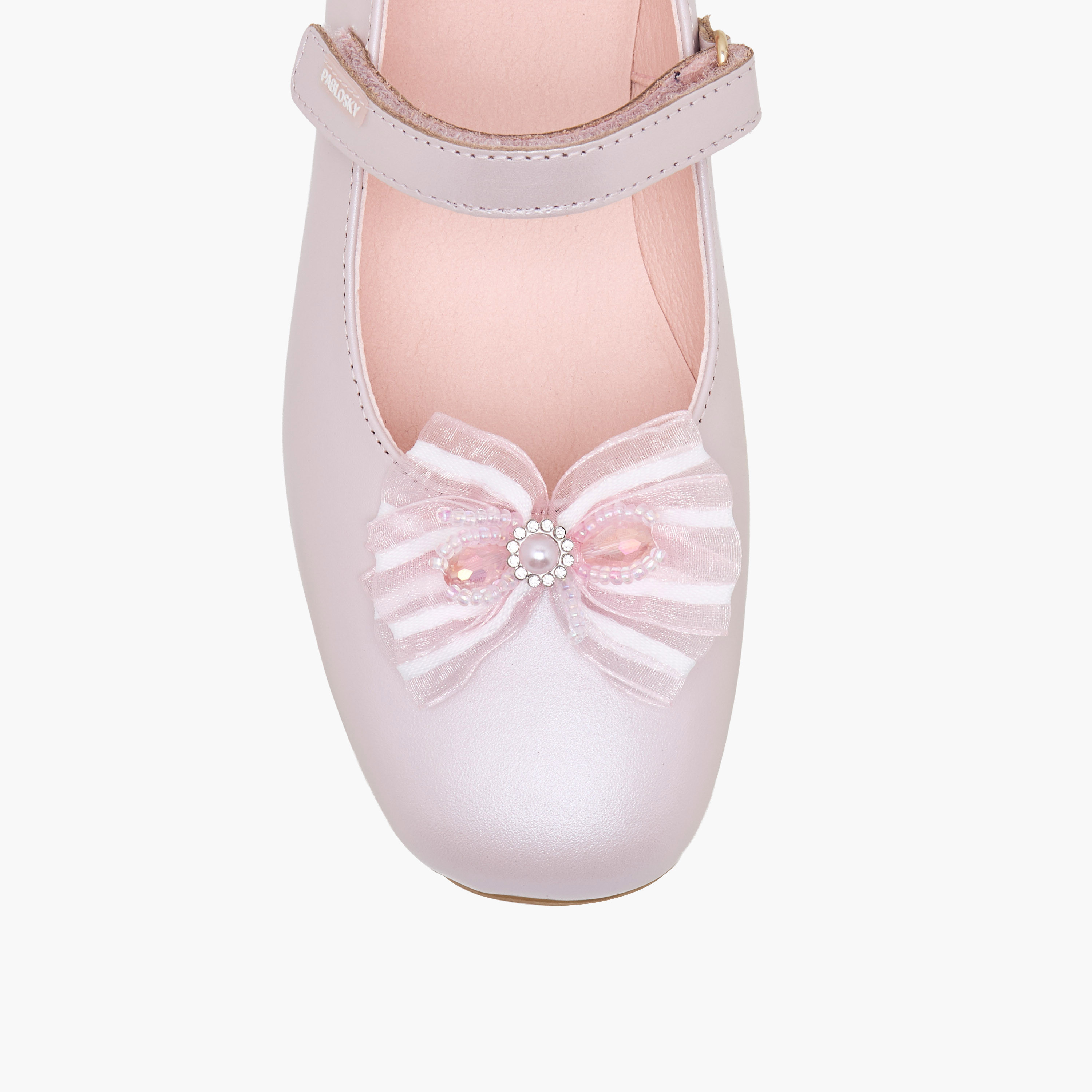Pablosky Girls Mary Jane Shoes with Bow Detail-girls-shoes-maryjanes-image-4