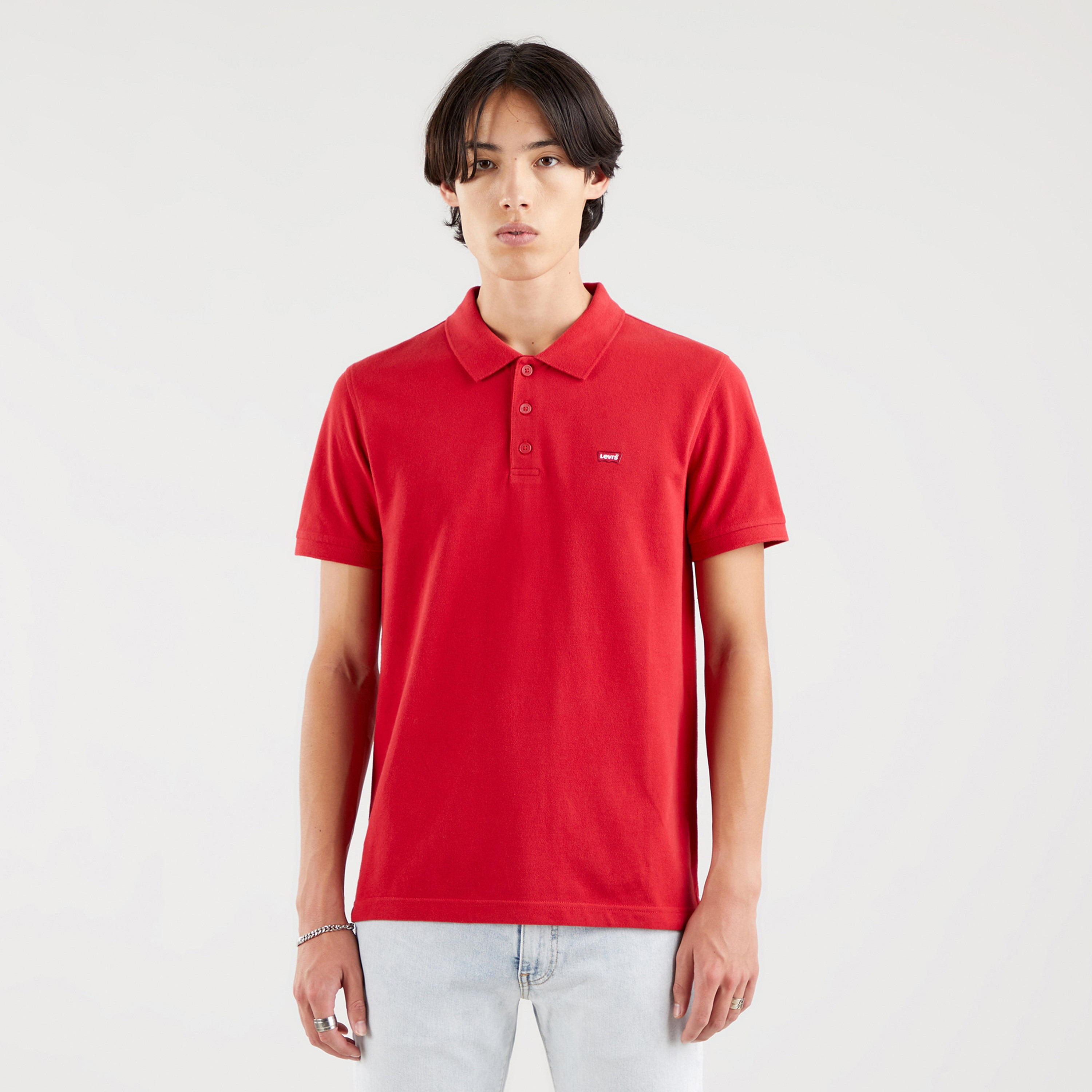 ليفايز - تي شيرت أكمام قصيرة شعار ليفايز-men-clothing-tshirtsandpolos-polos-image-1