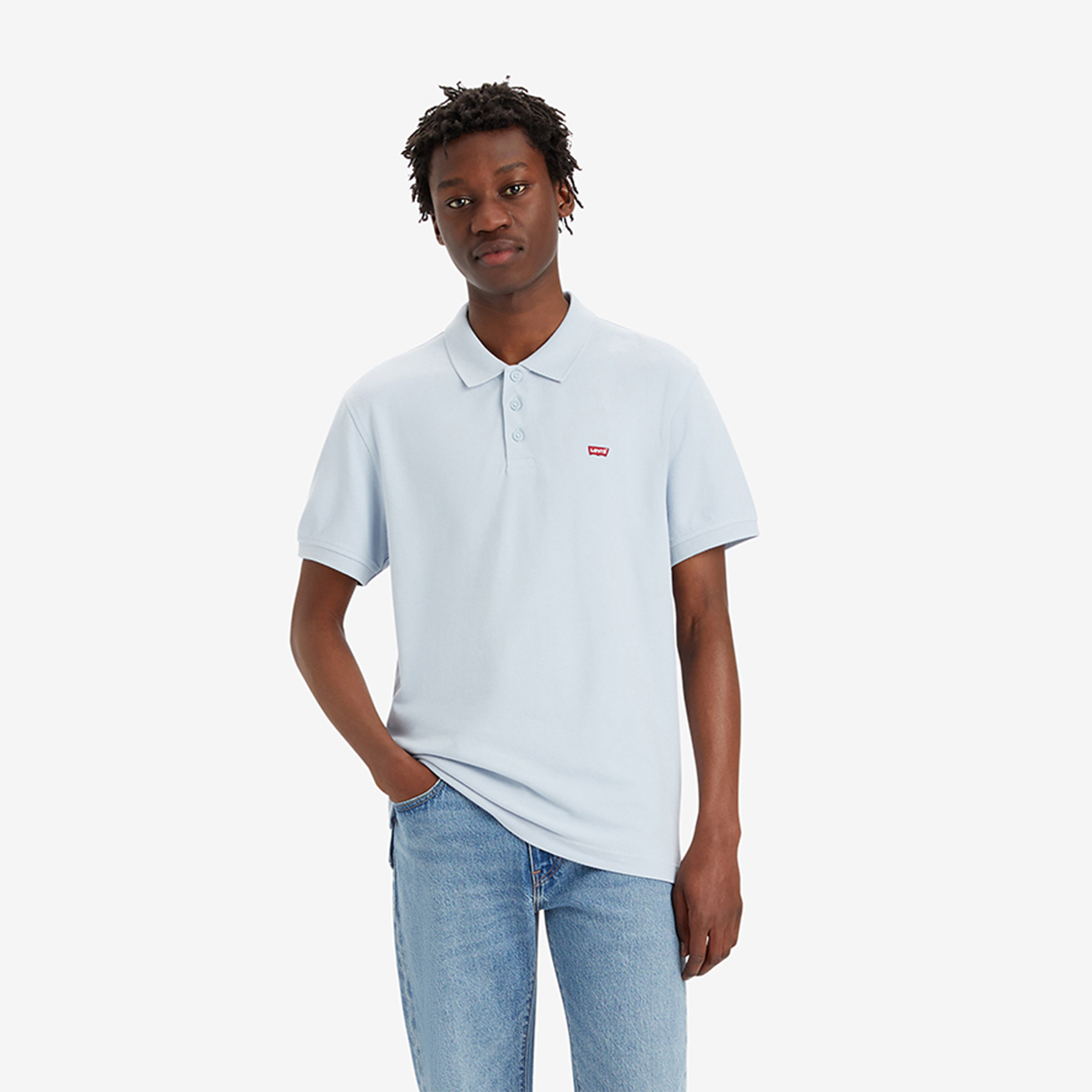 Levi's Men's Logo Collared Short Sleeves Polo T-shirt-men-clothing-tshirtsandpolos-polos-image-1